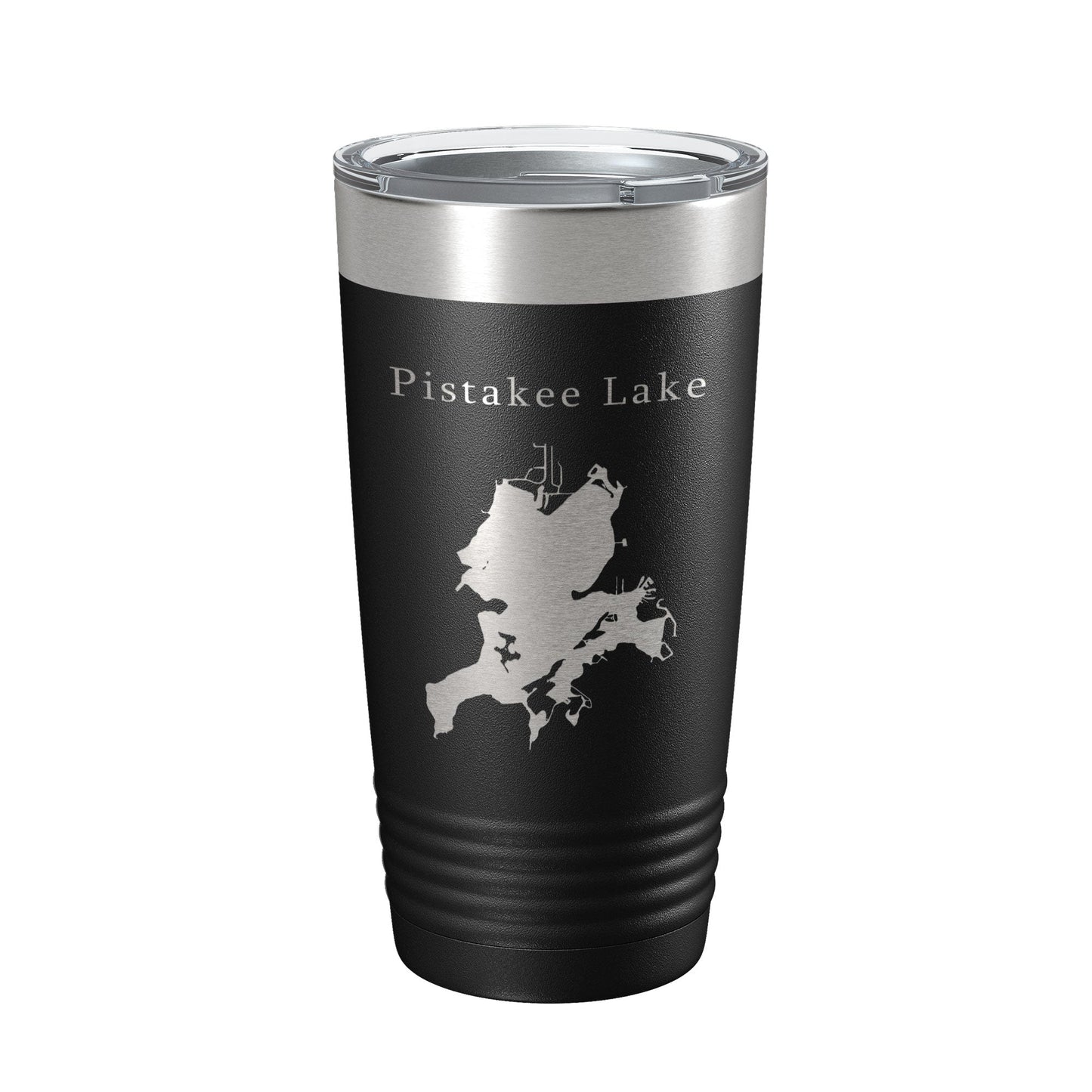 Pistakee Lake Map Tumbler Travel Mug Insulated Laser Engraved Coffee Cup Illinois 20 oz-5