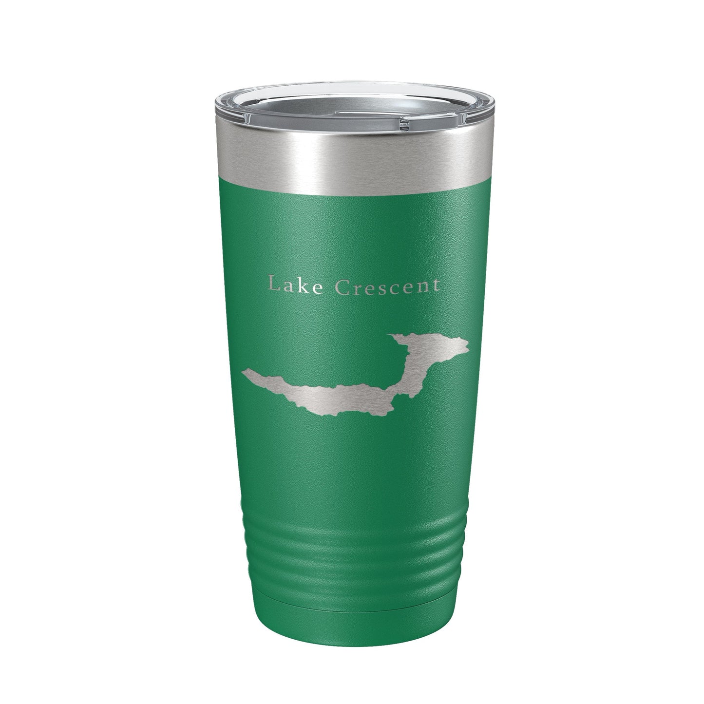 Lake Crescent Map Tumbler Travel Mug Insulated Laser Engraved Coffee Cup Washington 20 oz-9