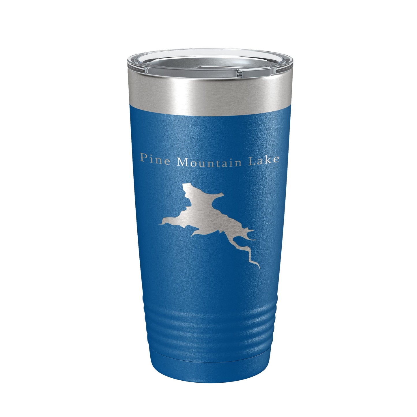 Pine Mountain Lake Map Tumbler Travel Mug Insulated Laser Engraved Coffee Cup California 20 oz-6