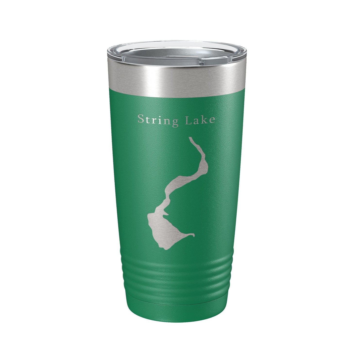 String Lake Map Tumbler Travel Mug Insulated Laser Engraved Coffee Cup Grand Teton Wyoming 20 oz-9