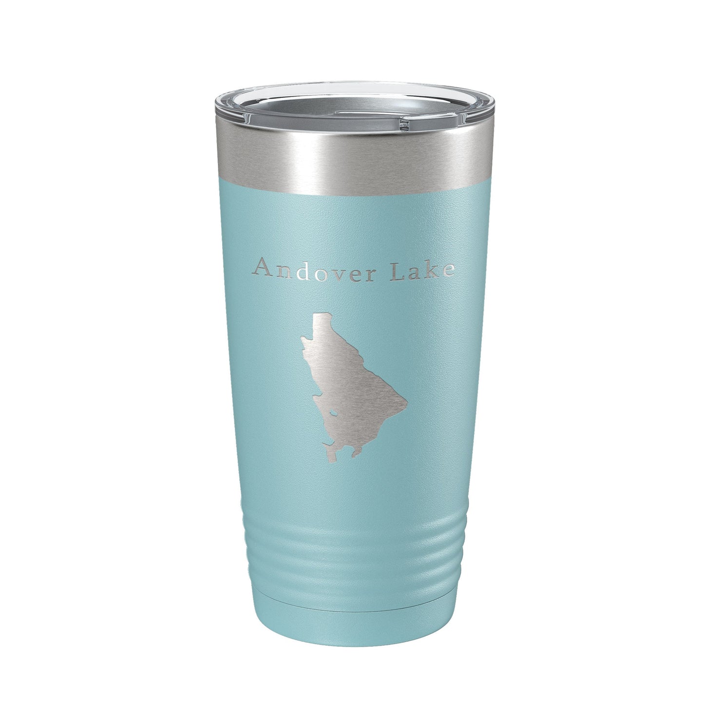 Andover Lake Map Tumbler Travel Mug Insulated Laser Engraved Coffee Cup Connecticut 20 oz-13