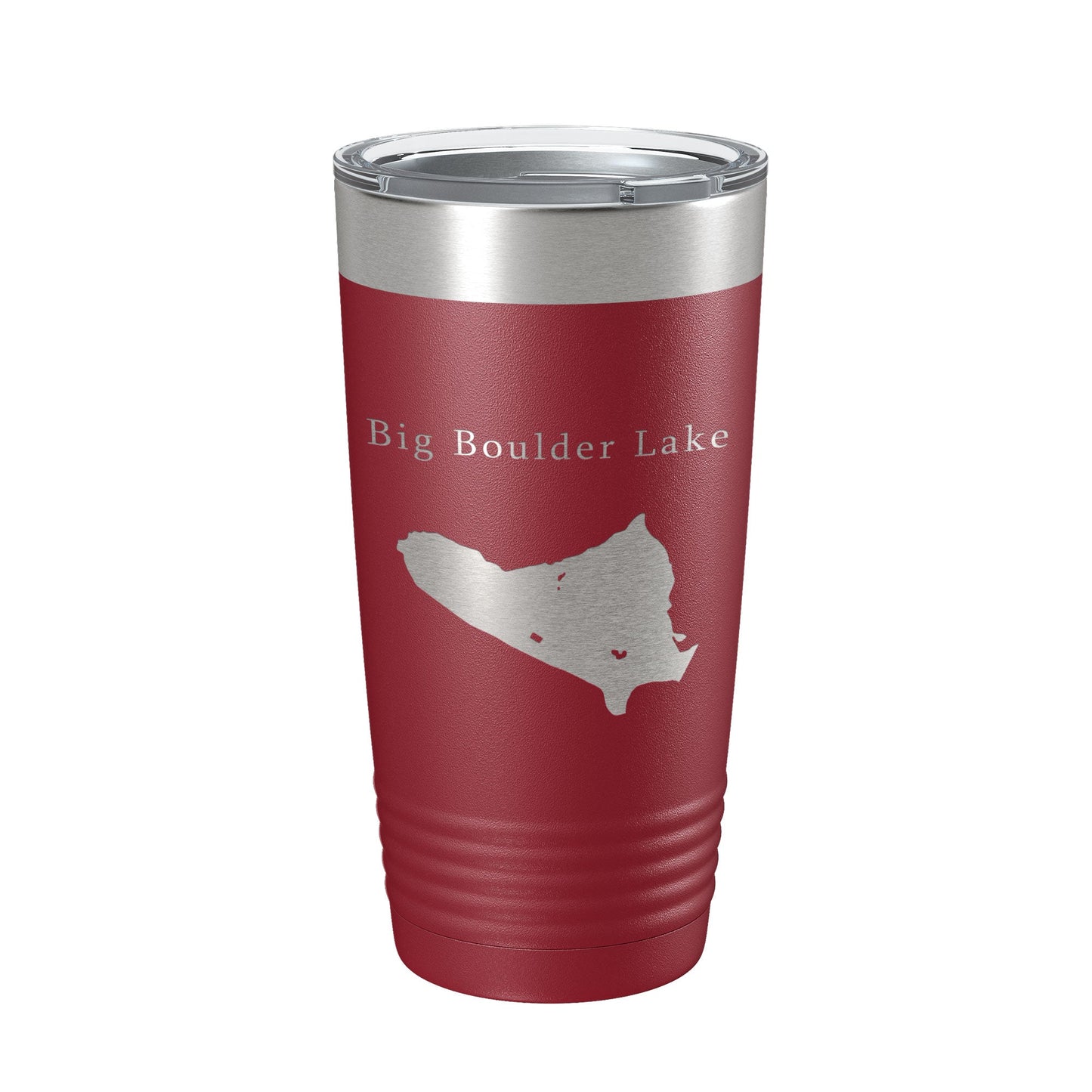 Big Boulder Lake Map Tumbler Travel Mug Insulated Laser Engraved Coffee Cup Pennsylvania 20 oz-18