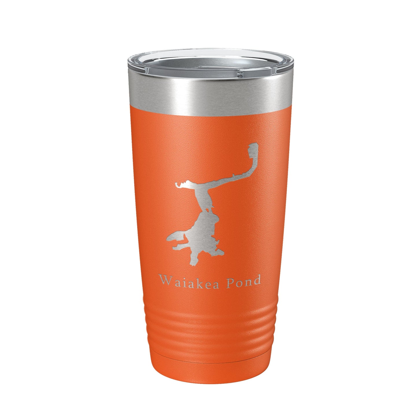 Waiakea Pond Tumbler Lake Map Travel Mug Insulated Laser Engraved Coffee Cup Hawaii 20 oz-17