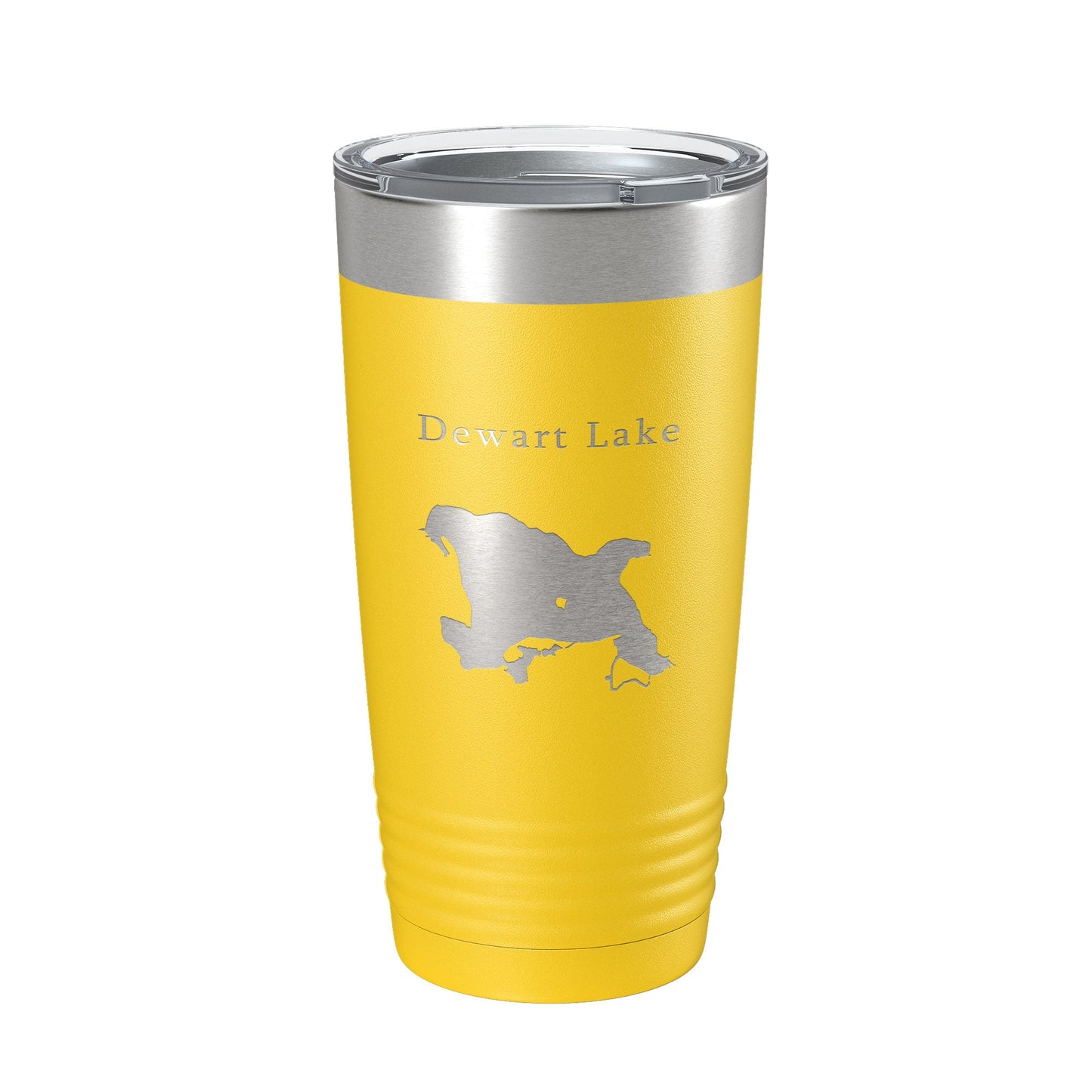 Dewart Lake Map Tumbler Travel Mug Insulated Laser Engraved Coffee Cup Indiana 20 oz-19