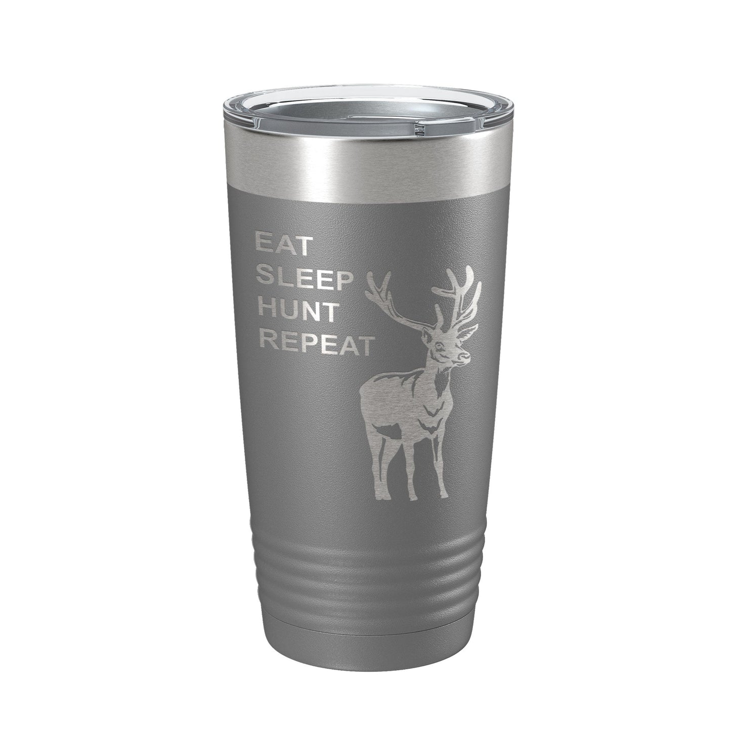 Deer Hunter Tumbler Eat Sleep Hunt Repeat Travel Mug Deer Hunting Insulated Laser Engraved Coffee Cup Gift 20 oz-16