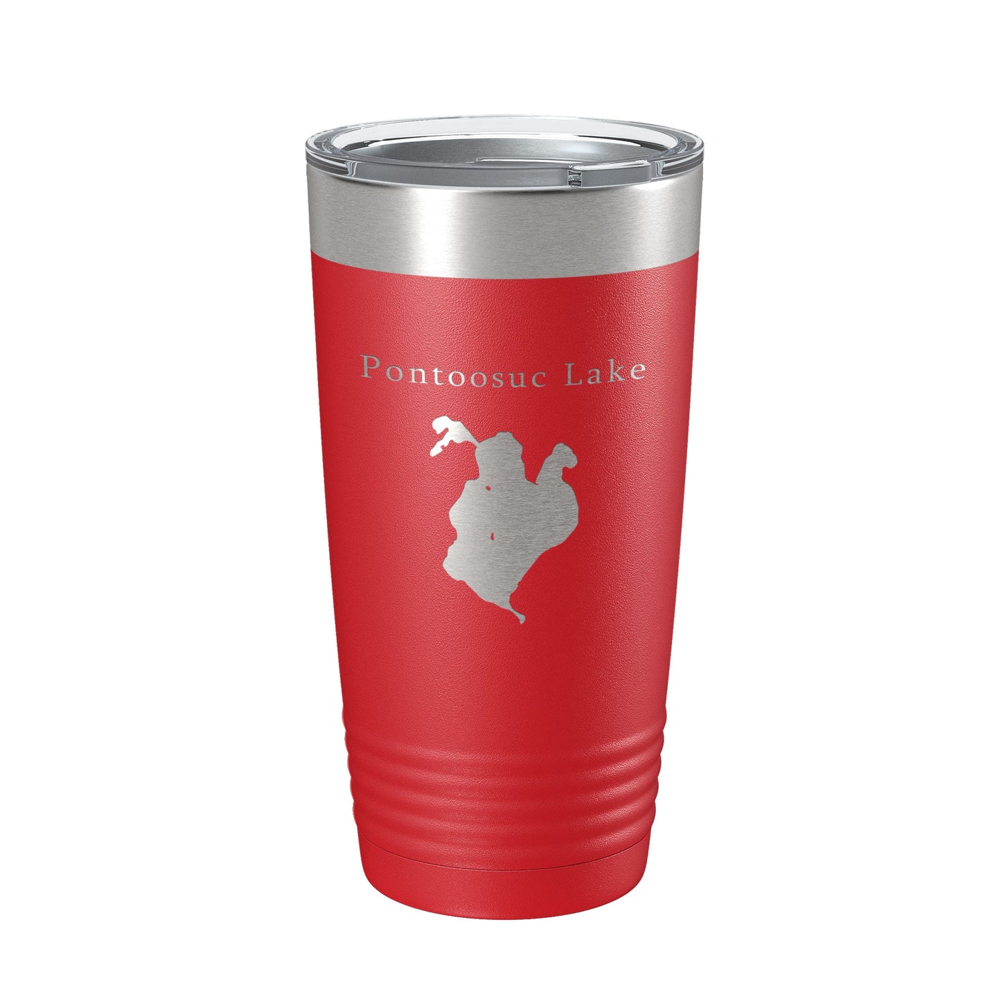 Pontoosuc Lake Map Tumbler Travel Mug Insulated Laser Engraved Coffee Cup Massachusetts 20 oz-10