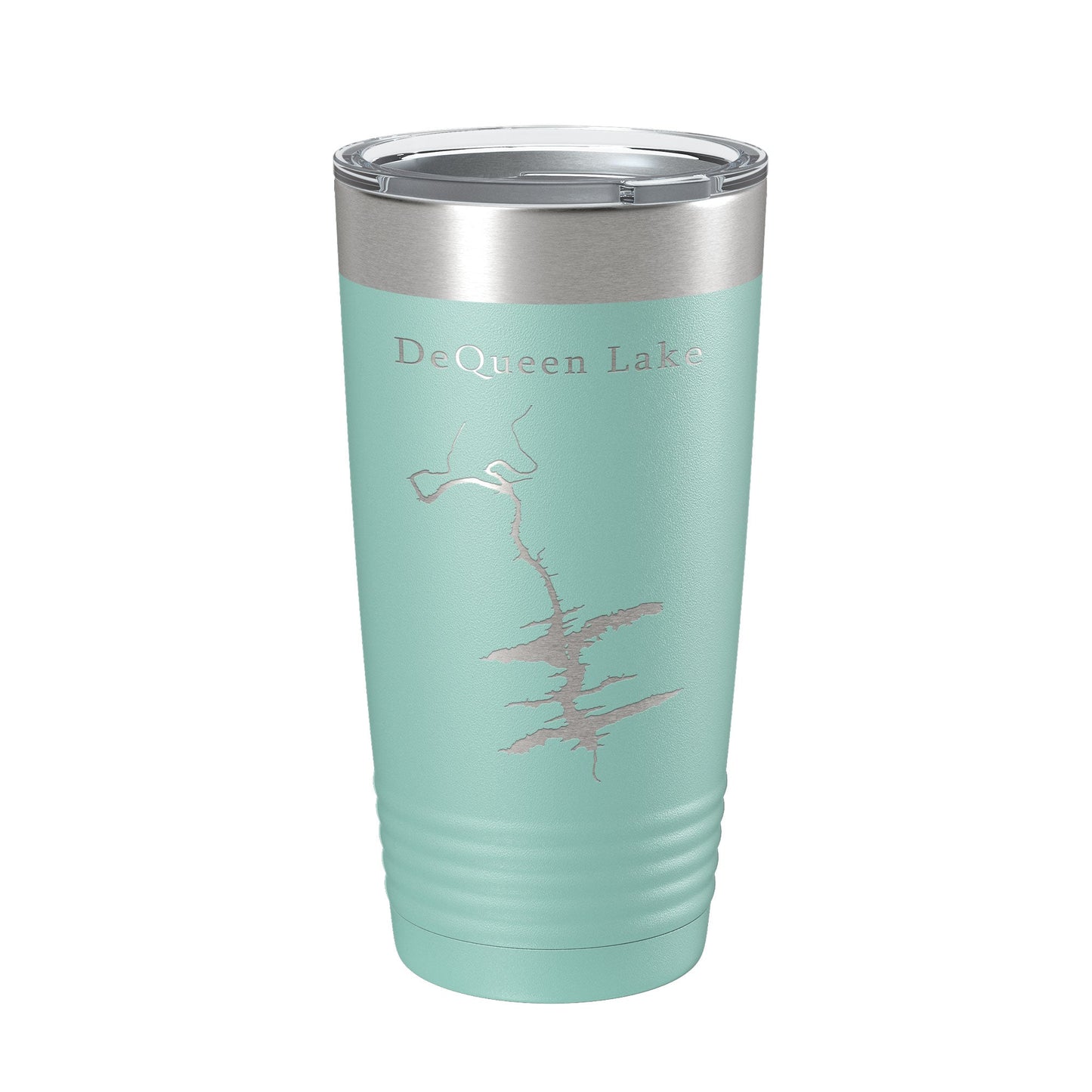 DeQueen Lake Map Tumbler Travel Mug Insulated Laser Engraved Coffee Cup Arkansas 20 oz-12