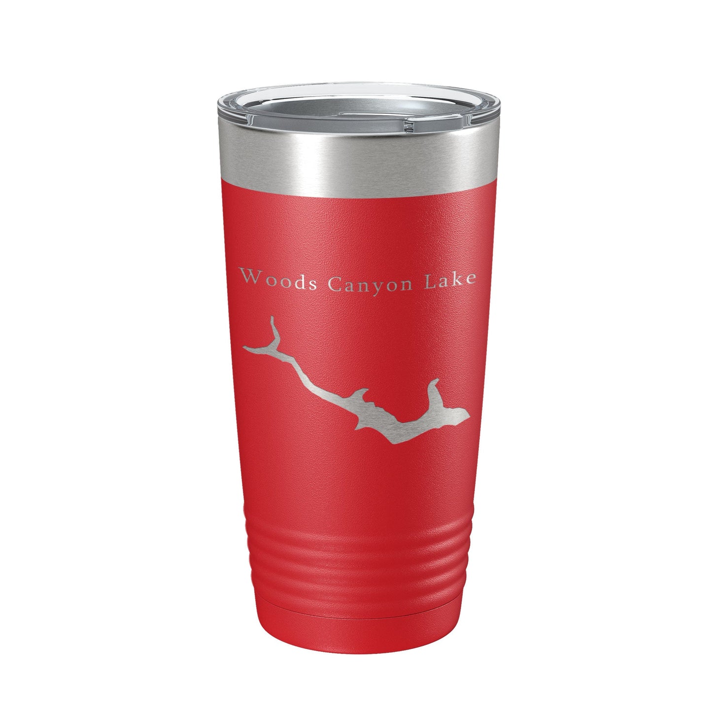 Woods Canyon Lake Map Tumbler Travel Mug Insulated Laser Engraved Coffee Cup Arizona 20 oz-10