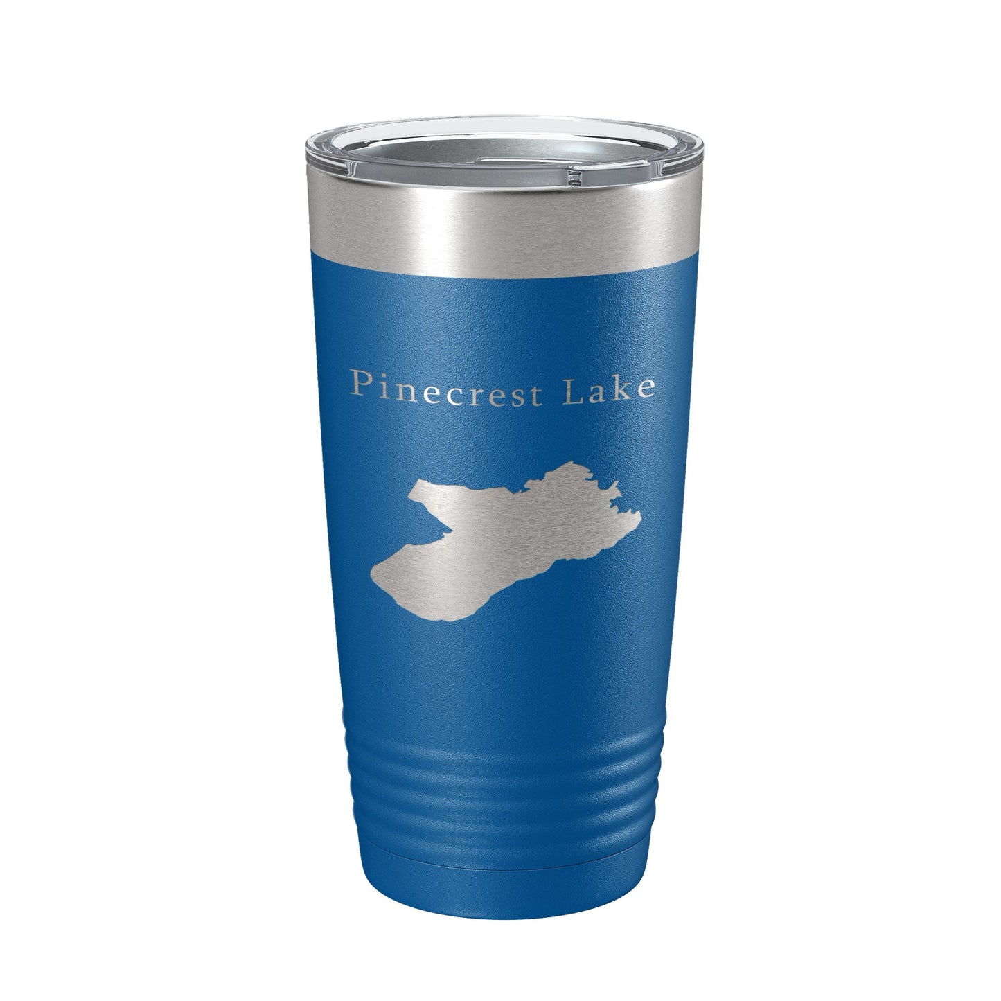 Pinecrest Lake Map Tumbler Travel Mug Insulated Laser Engraved Coffee Cup California 20 oz-6