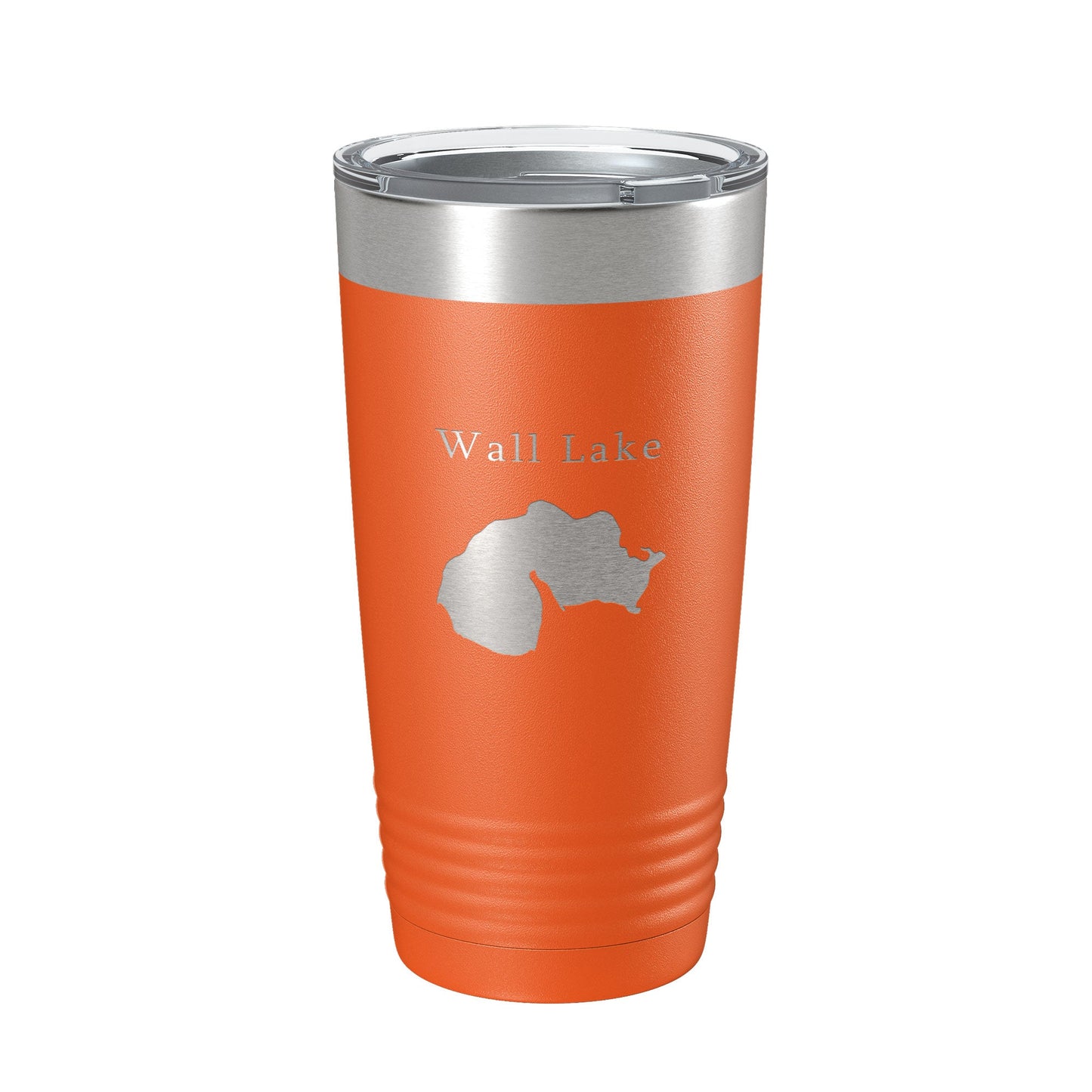 Wall Lake Map Tumbler Travel Mug Insulated Laser Engraved Coffee Cup Michigan 20 oz-17