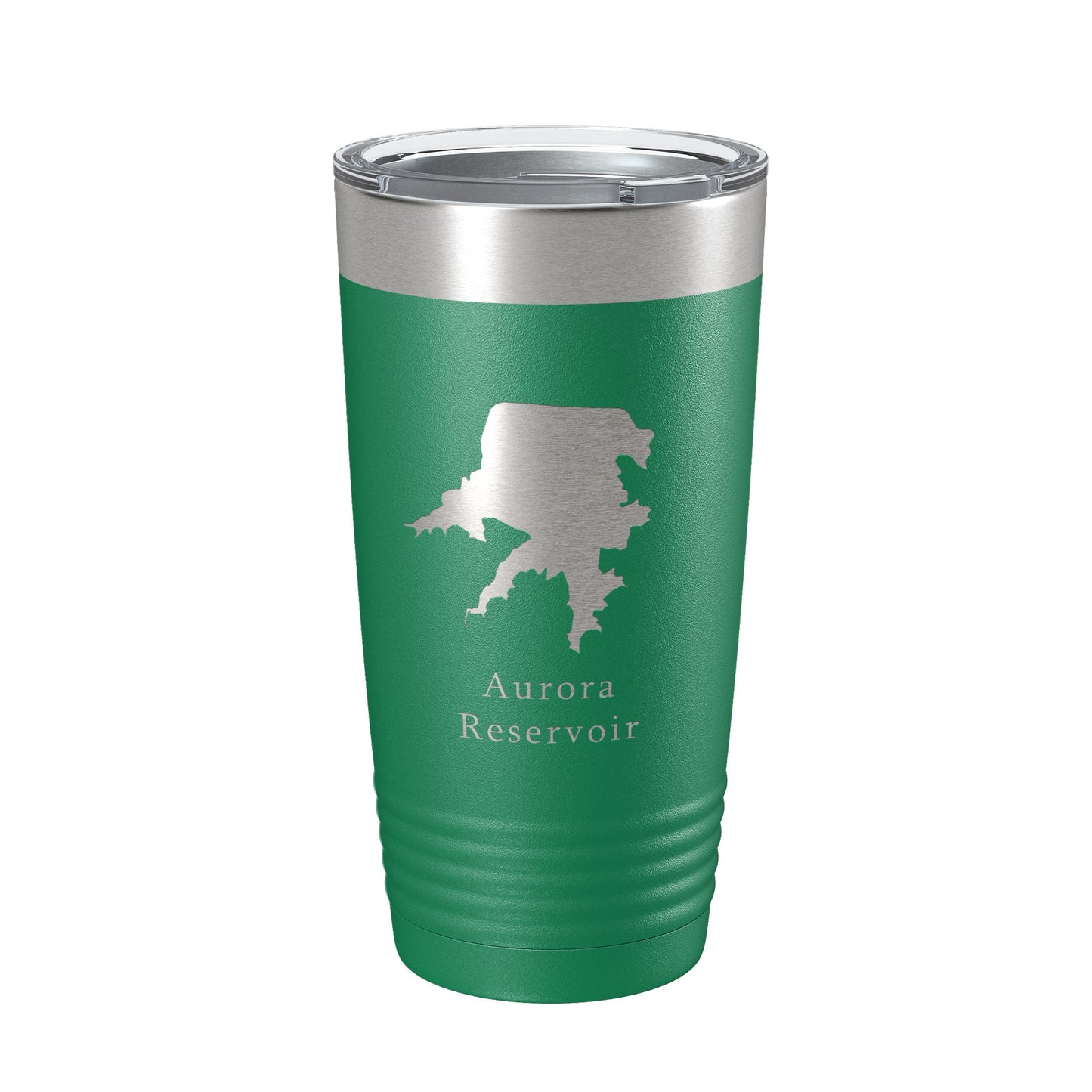 Aurora Reservoir Tumbler Lake Map Travel Mug Insulated Laser Engraved Coffee Cup Colorado 20 oz-9