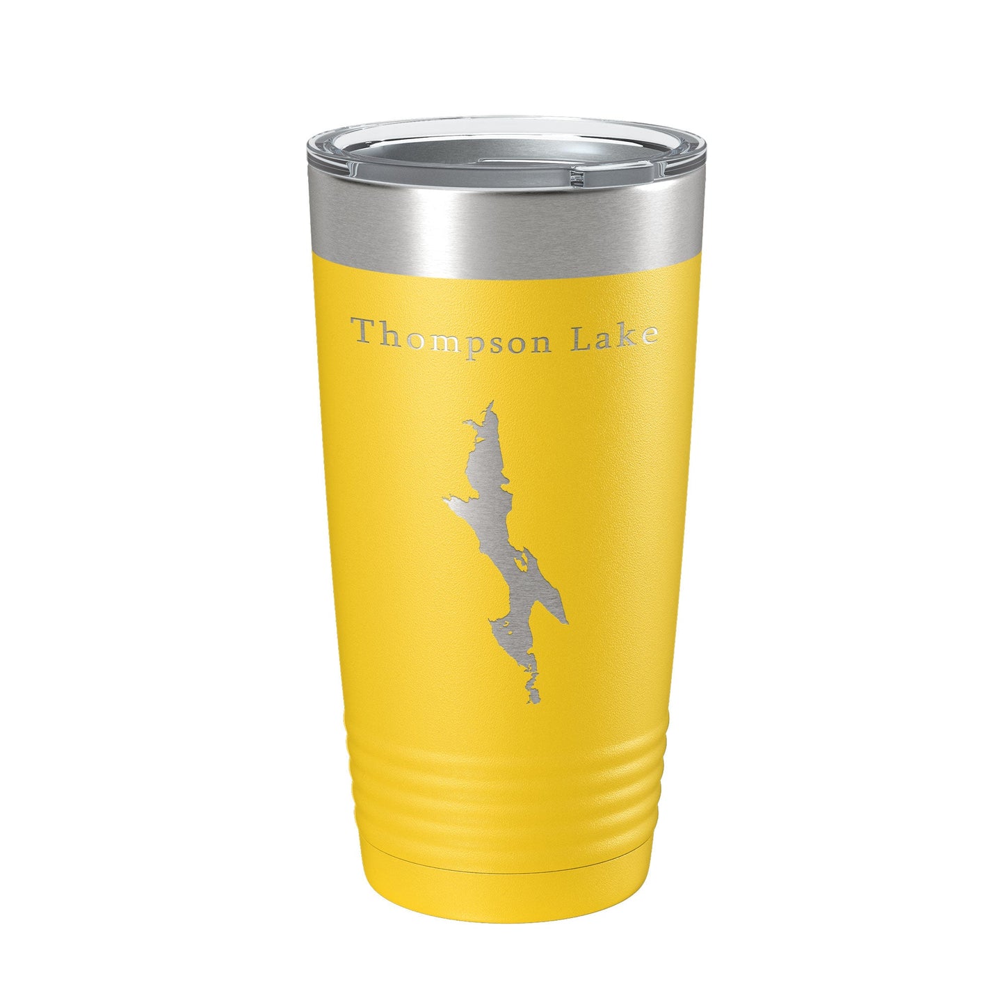 Thompson Lake Map Tumbler Travel Mug Insulated Laser Engraved Coffee Cup Maine 20 oz-19
