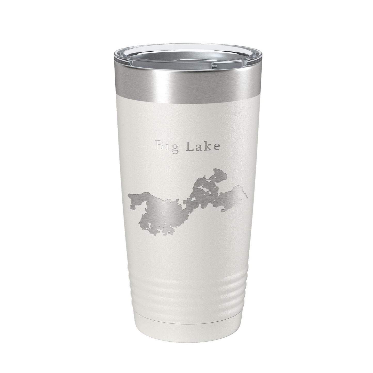 Big Lake Map Tumbler Travel Mug Insulated Laser Engraved Coffee Cup Alaska 20 oz-7
