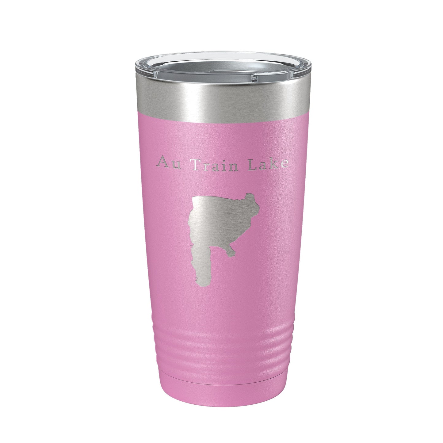 Au Train Lake Map Tumbler Travel Mug Insulated Laser Engraved Coffee Cup Michigan 20 oz-14