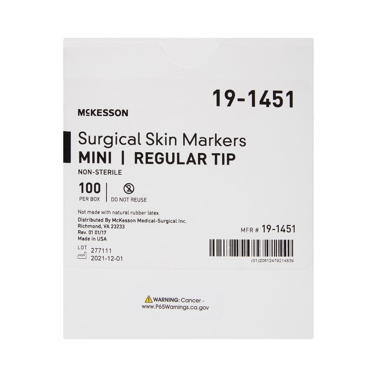 Skin Marker McKesson Prep-Resistant Gentian Violet Ink NonSterile Mini Regular Tip