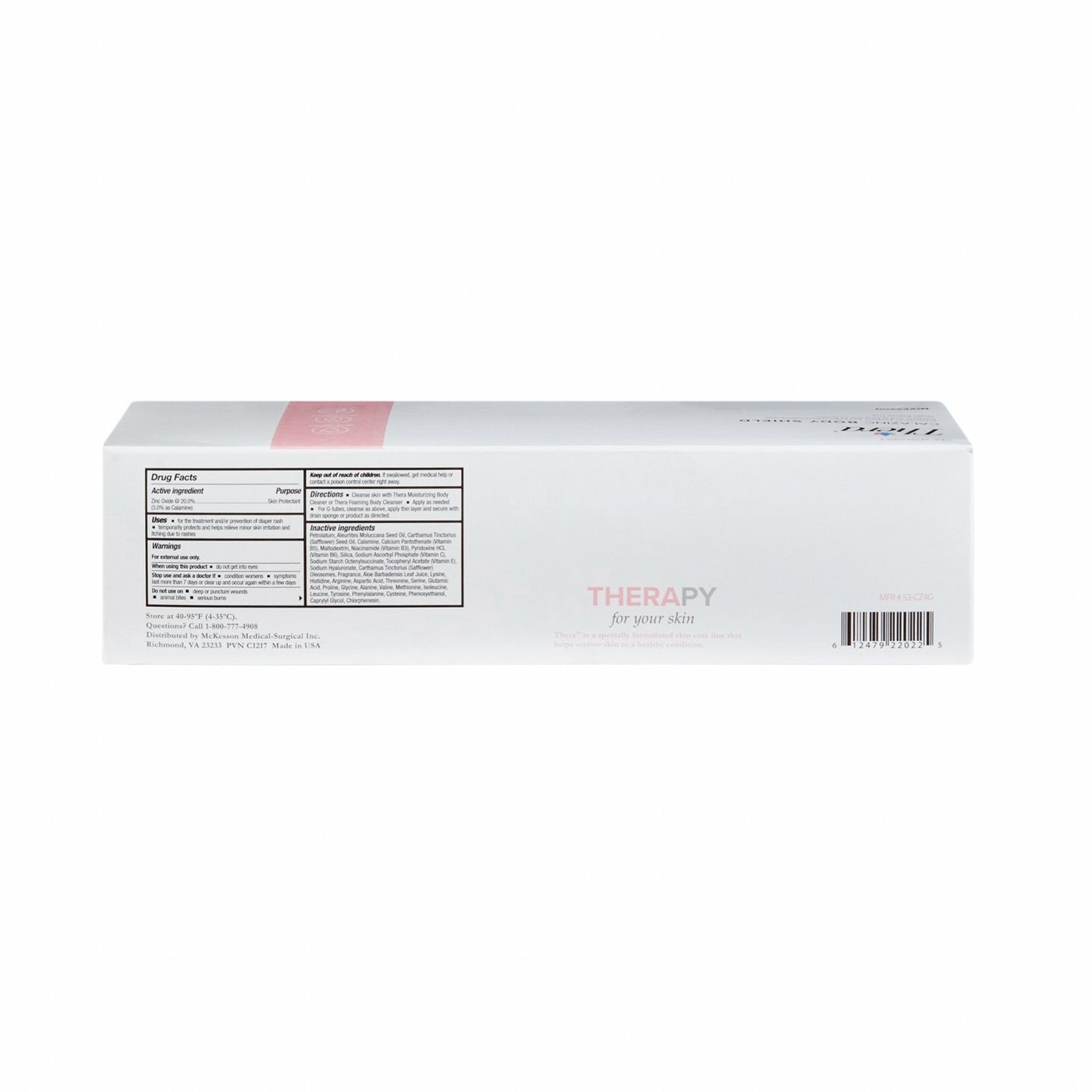 Skin Protectant Thera® Calazinc Body Shield 4 Gram Individual Packet Scented Cream