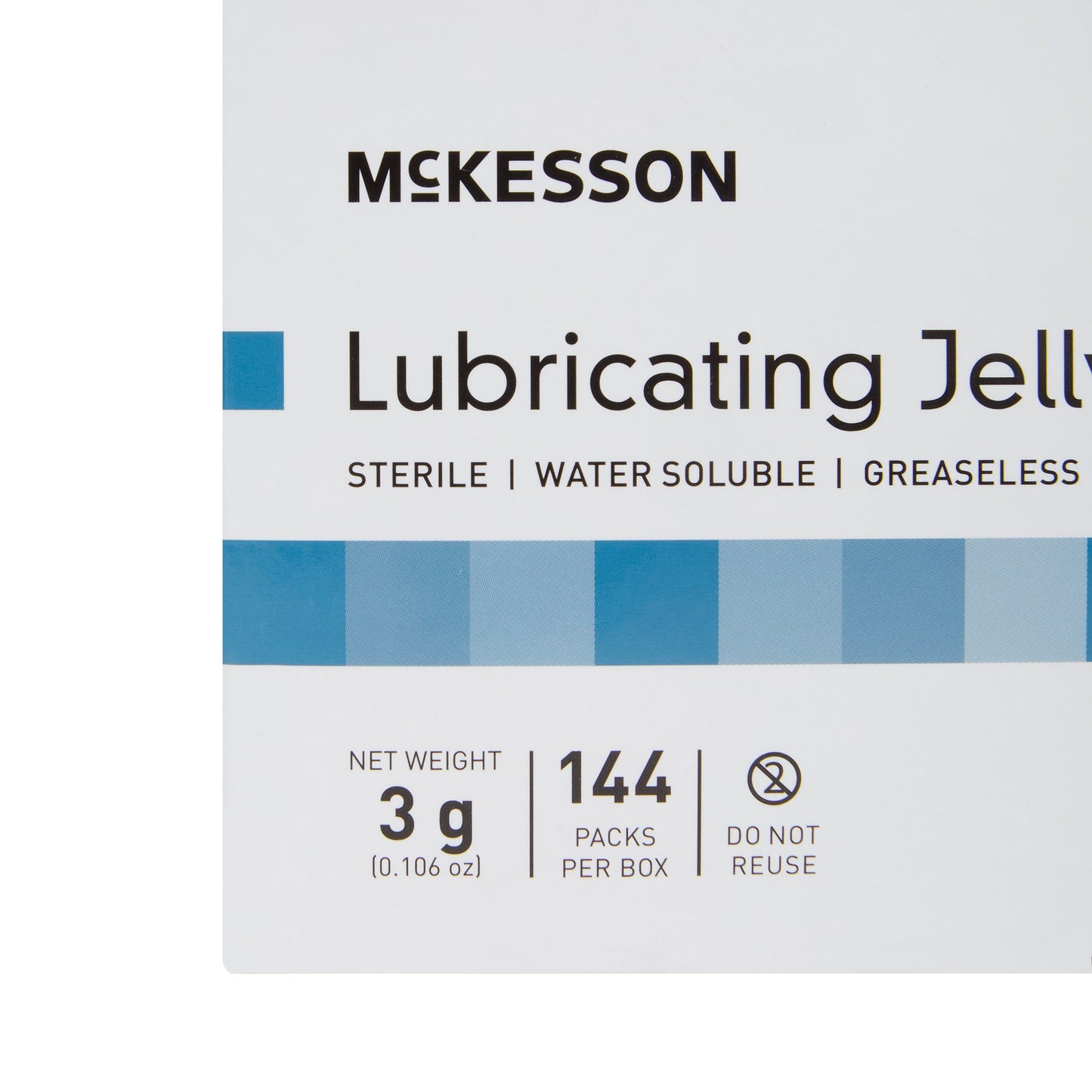 Lubricating Jelly McKesson 3 Gram Individual Packet Sterile