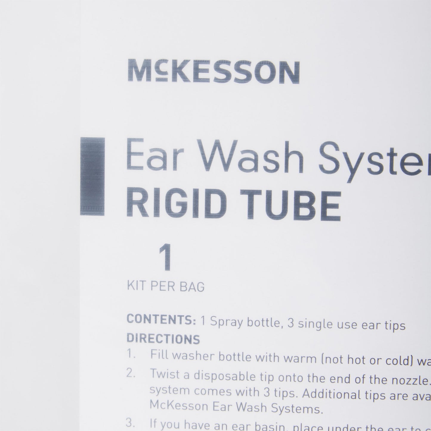 Ear Wash System McKesson Disposable Tip Blue / White
