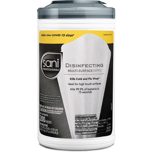 Pdi Sani Professional® Disinfecting Multi-Surface Wipes, PDI P22884