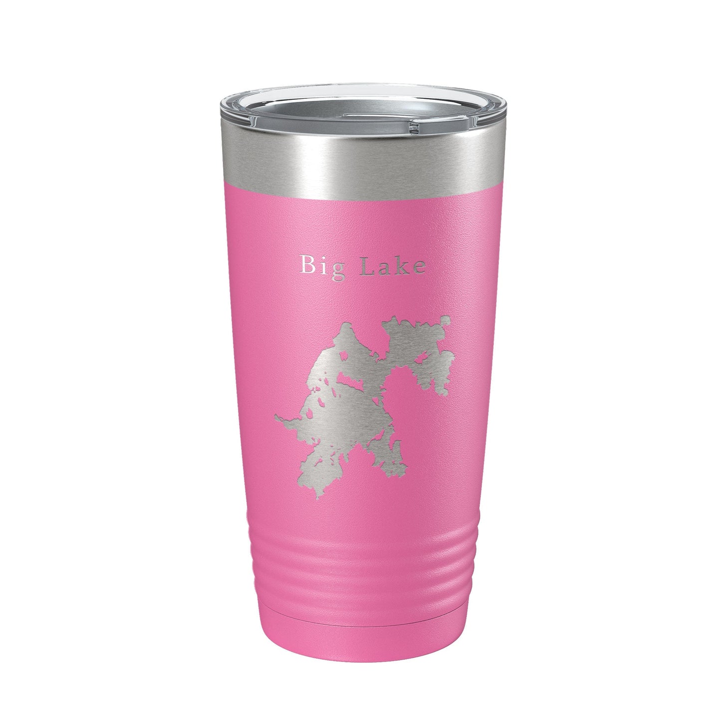 Big Lake Map Tumbler Travel Mug Insulated Laser Engraved Coffee Cup Maine 20 oz-11