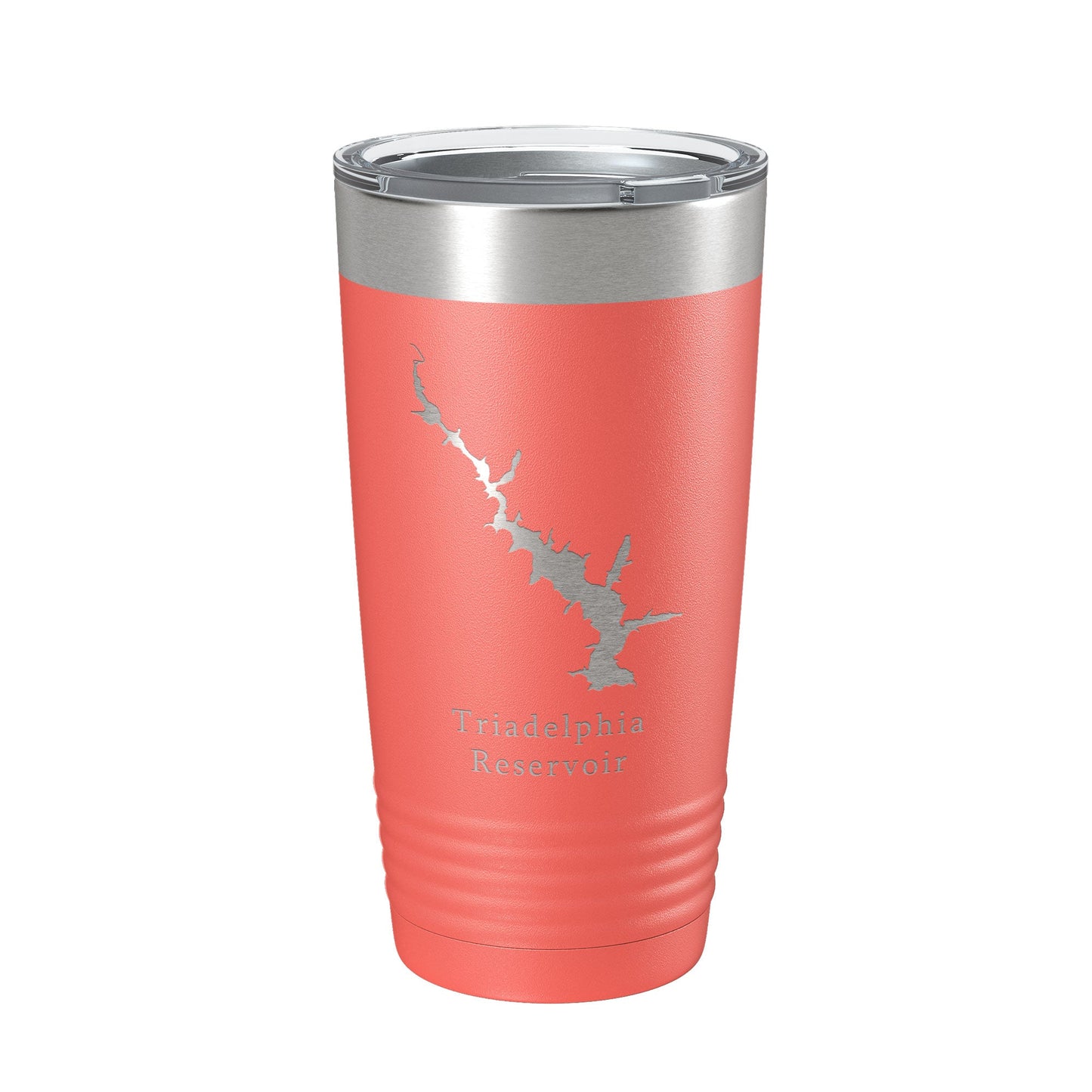 Triadelphia Reservoir Tumbler Lake Map Travel Mug Insulated Laser Engraved Coffee Cup Maryland 20 oz-20