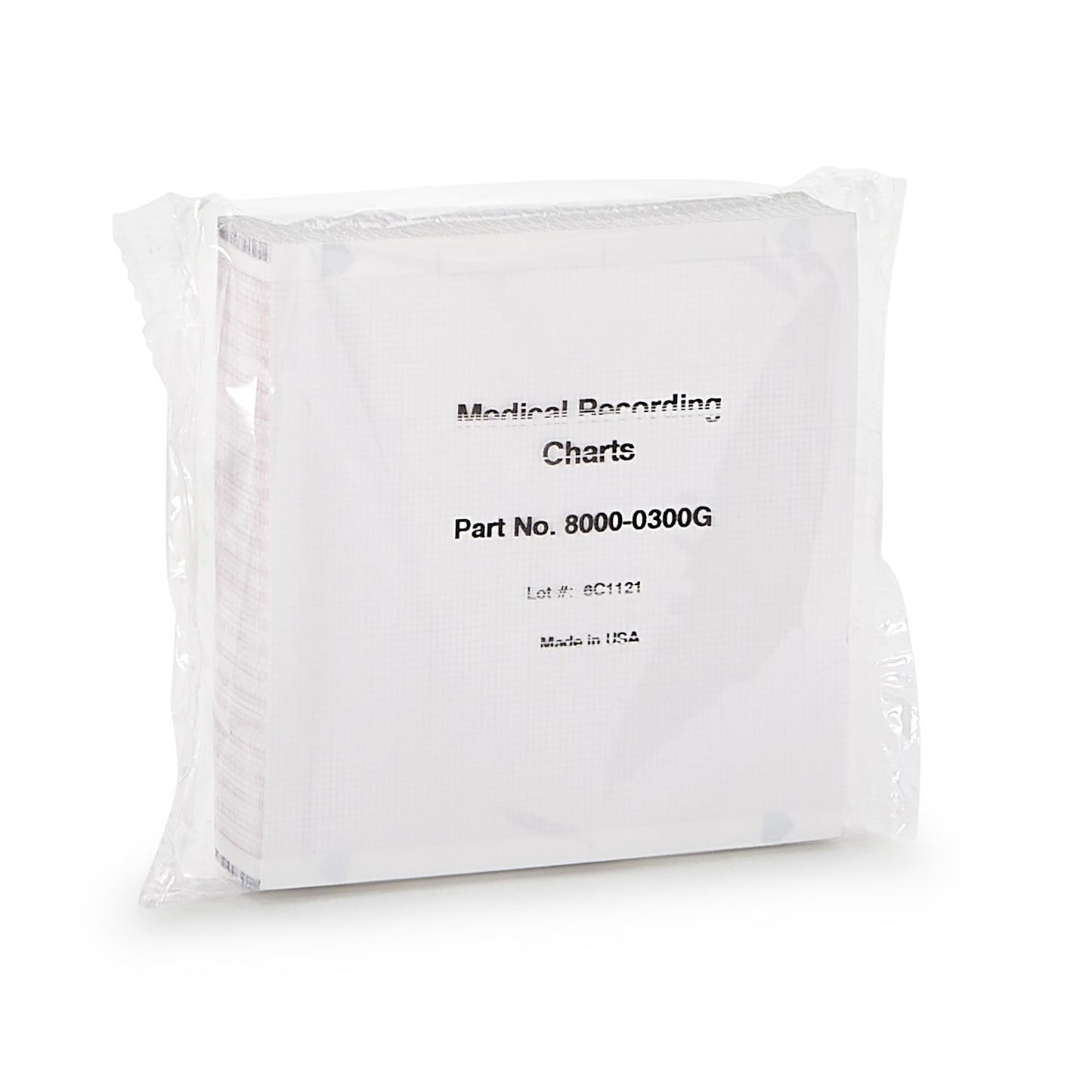 Recording Chart Paper McKesson Z-Fold Red Grid