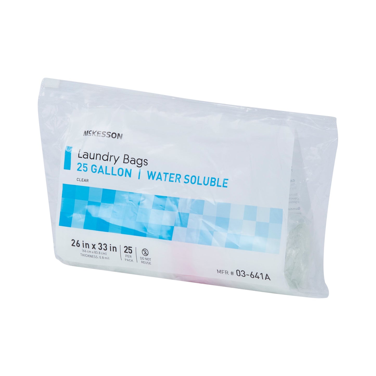 Laundry Bag McKesson Water Soluble 20 to 25 gal. Capacity 26 X 33 Inch