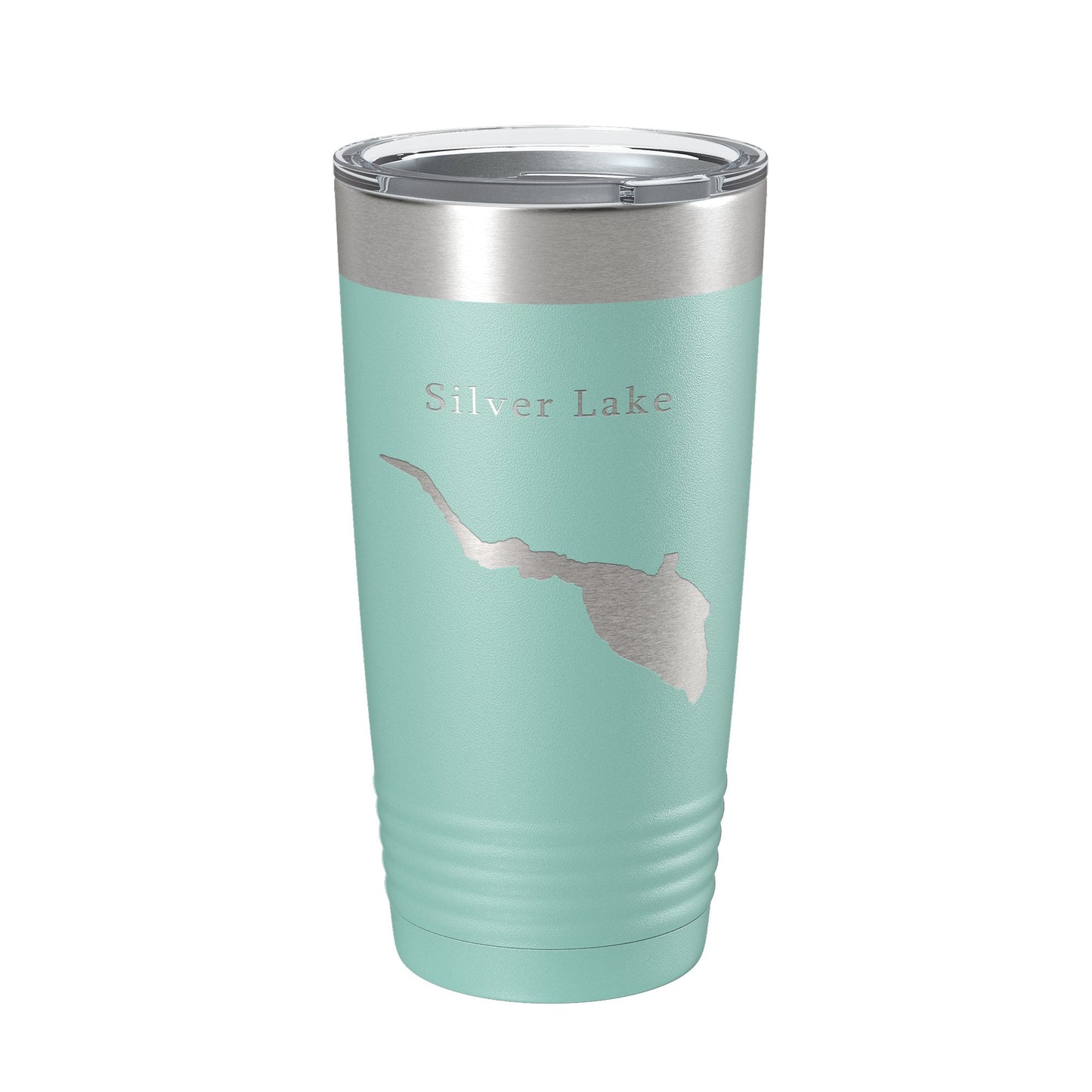 Silver Lake Map Tumbler Travel Mug Insulated Laser Engraved Coffee Cup Delaware 20 oz-12