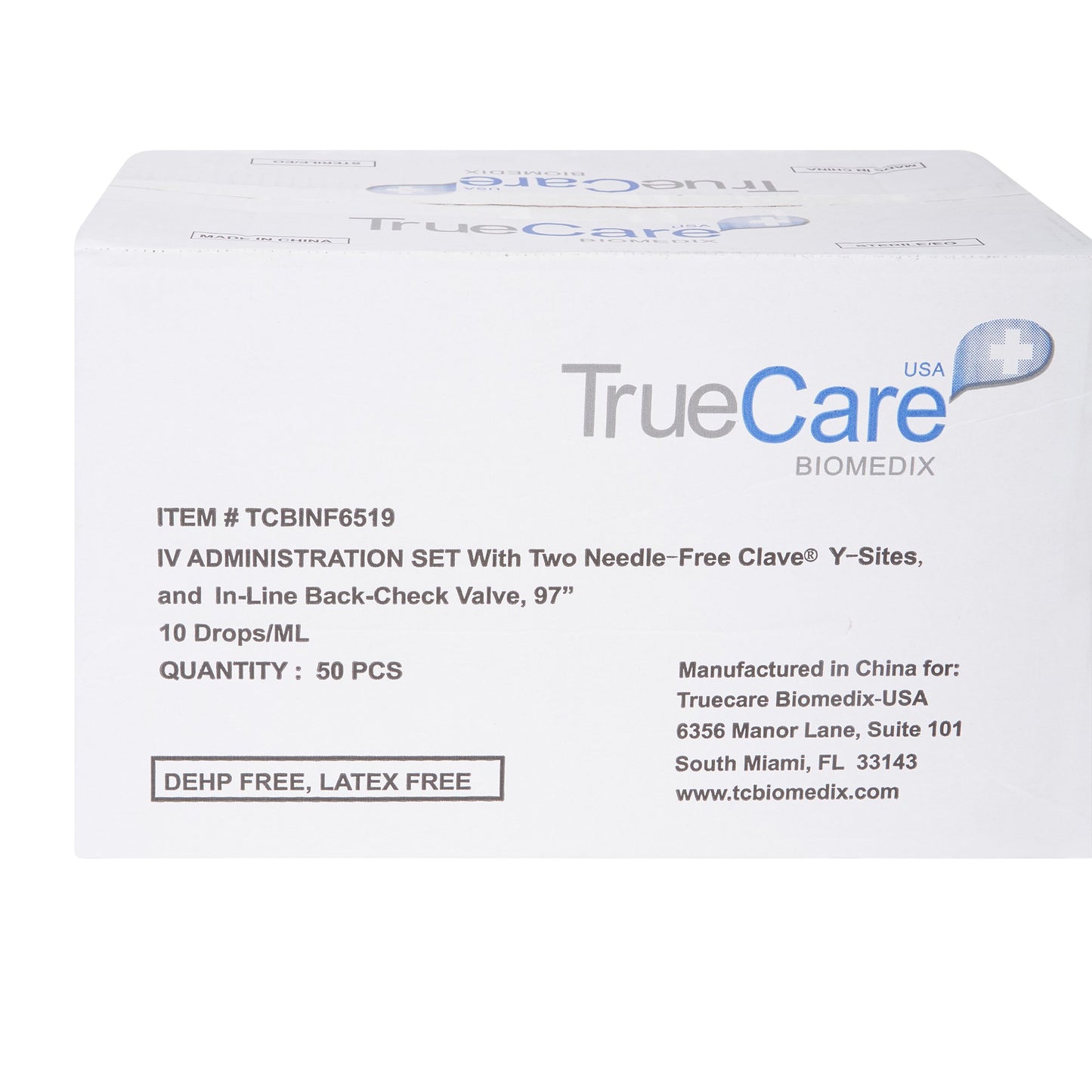 IV Pump Set McKesson Pump 2 Ports 10 Drops / mL Drip Rate Without Filter 97 Inch Tubing Solution Without Flow Regulator