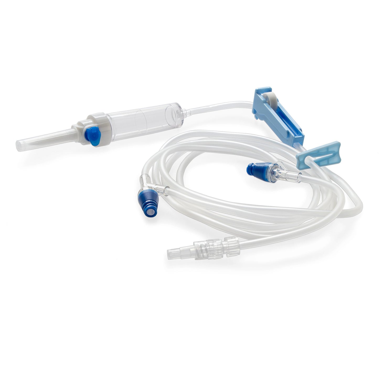 Primary IV Administration Set MedStream Gravity 2 Ports 20 Drops / mL Drip Rate Without Filter 80 Inch Tubing Solution Without Flow Regulator