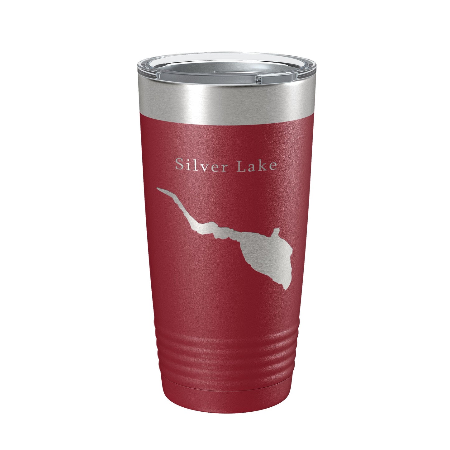 Silver Lake Map Tumbler Travel Mug Insulated Laser Engraved Coffee Cup Delaware 20 oz-18