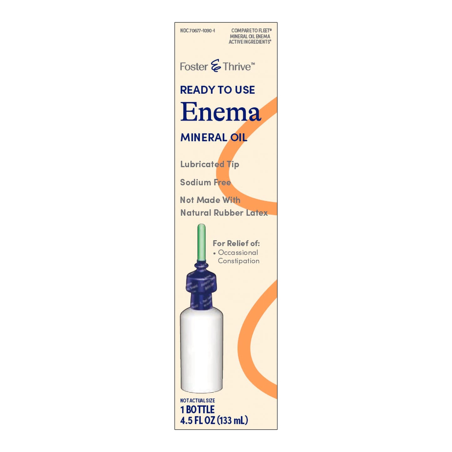 Enema Foster & Thrive® 4.5 oz. 100% Strength Mineral Oil USP