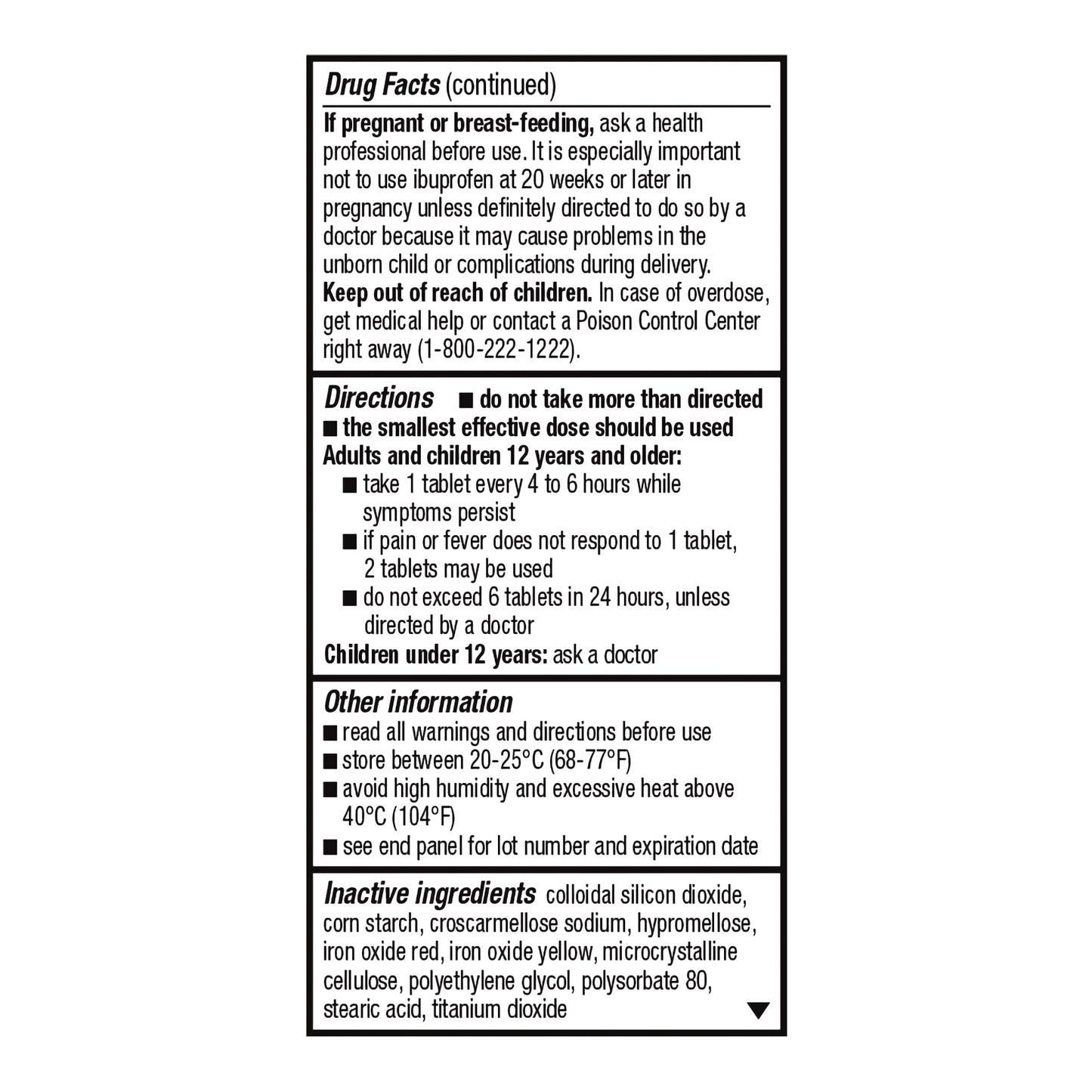 Pain Relief Foster & Thrive™ 200 mg Strength Ibuprofen Tablet 50 per Bottle