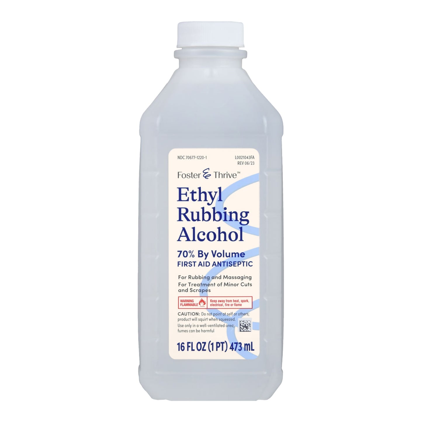 Antiseptic Ethyl Alcohol Foster & Thrive™ Topical Liquid 16 oz. Bottle