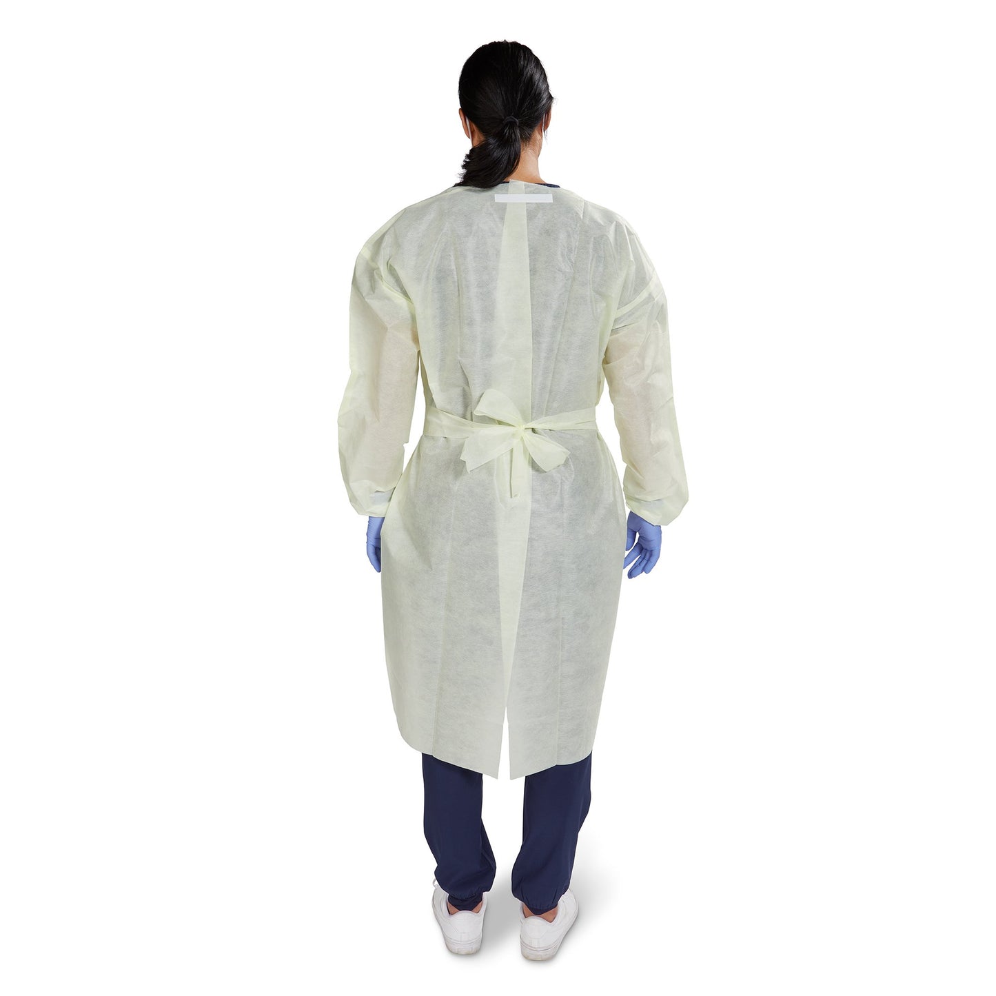 Protective Procedure Gown McKesson X-Large Yellow NonSterile AAMI Level 2 Disposable
