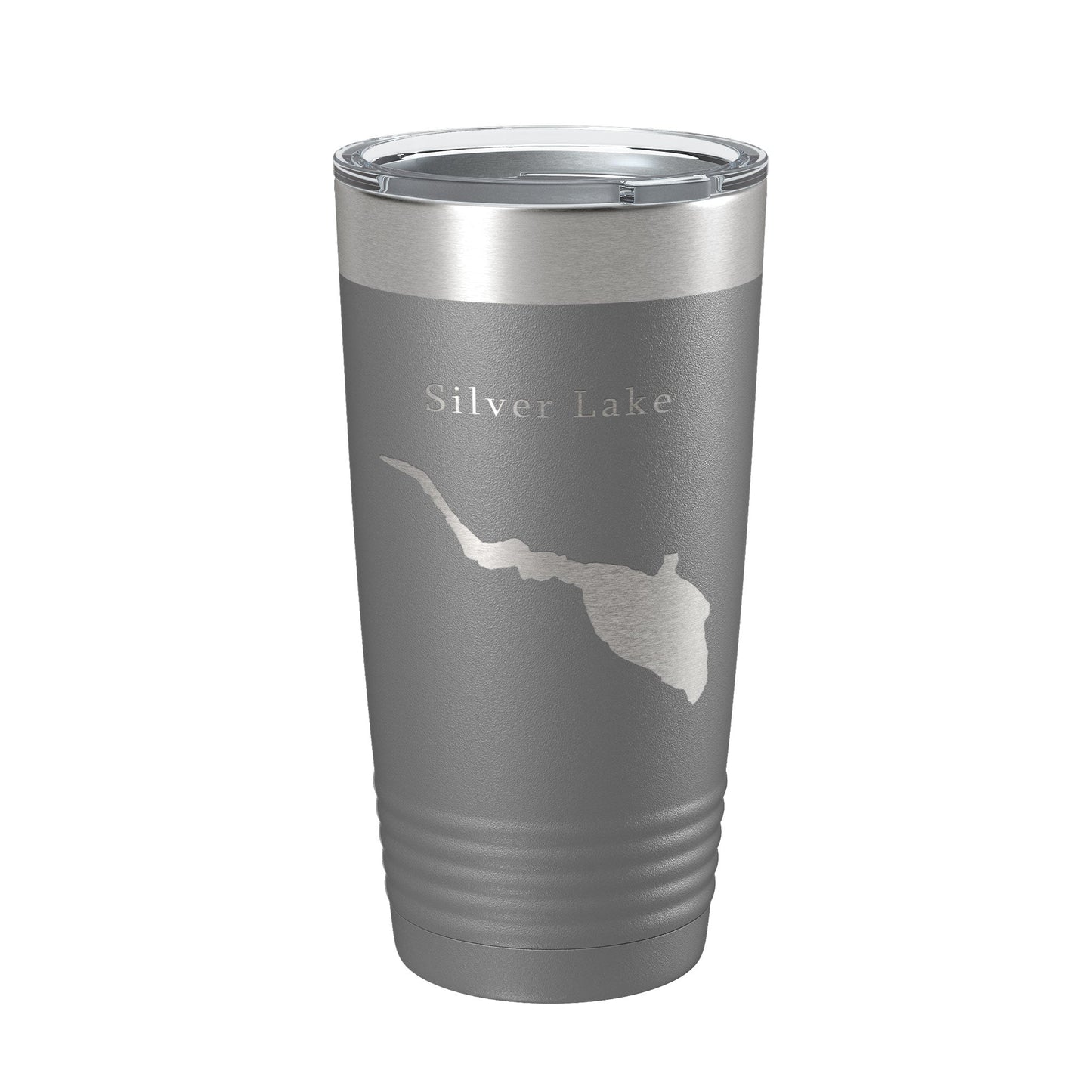 Silver Lake Map Tumbler Travel Mug Insulated Laser Engraved Coffee Cup Delaware 20 oz-16