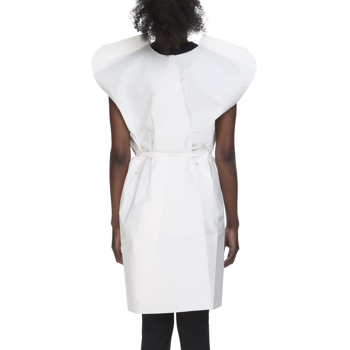 Patient Exam Gown McKesson One Size Fits Most White Disposable