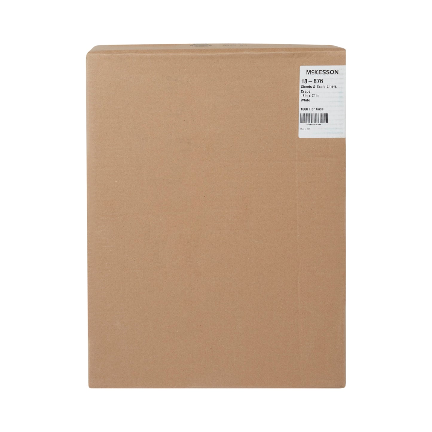 Scale Liner Paper McKesson 18 Inch Width 24 Inch Length White Crepe