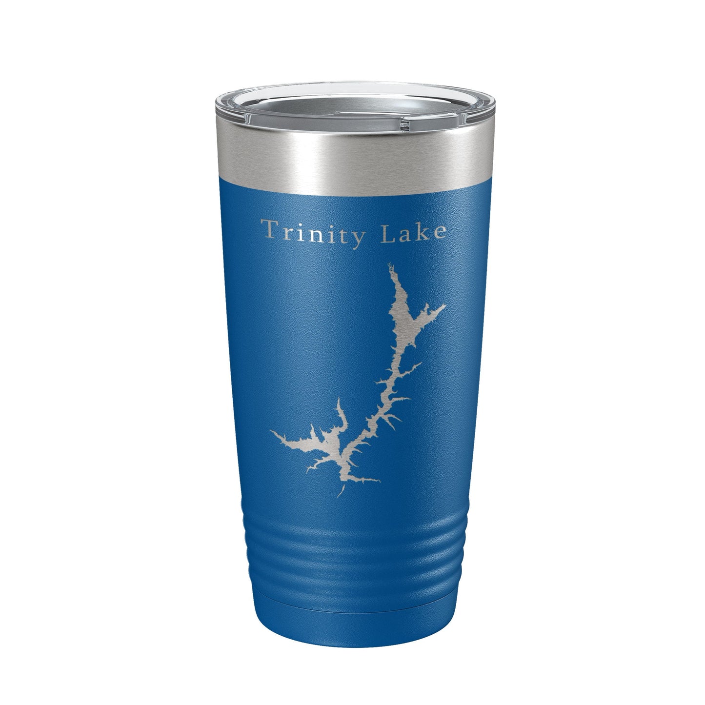 Trinity Lake Clair Engle Map Tumbler Travel Mug Insulated Laser Engraved Coffee Cup California 20 oz-6