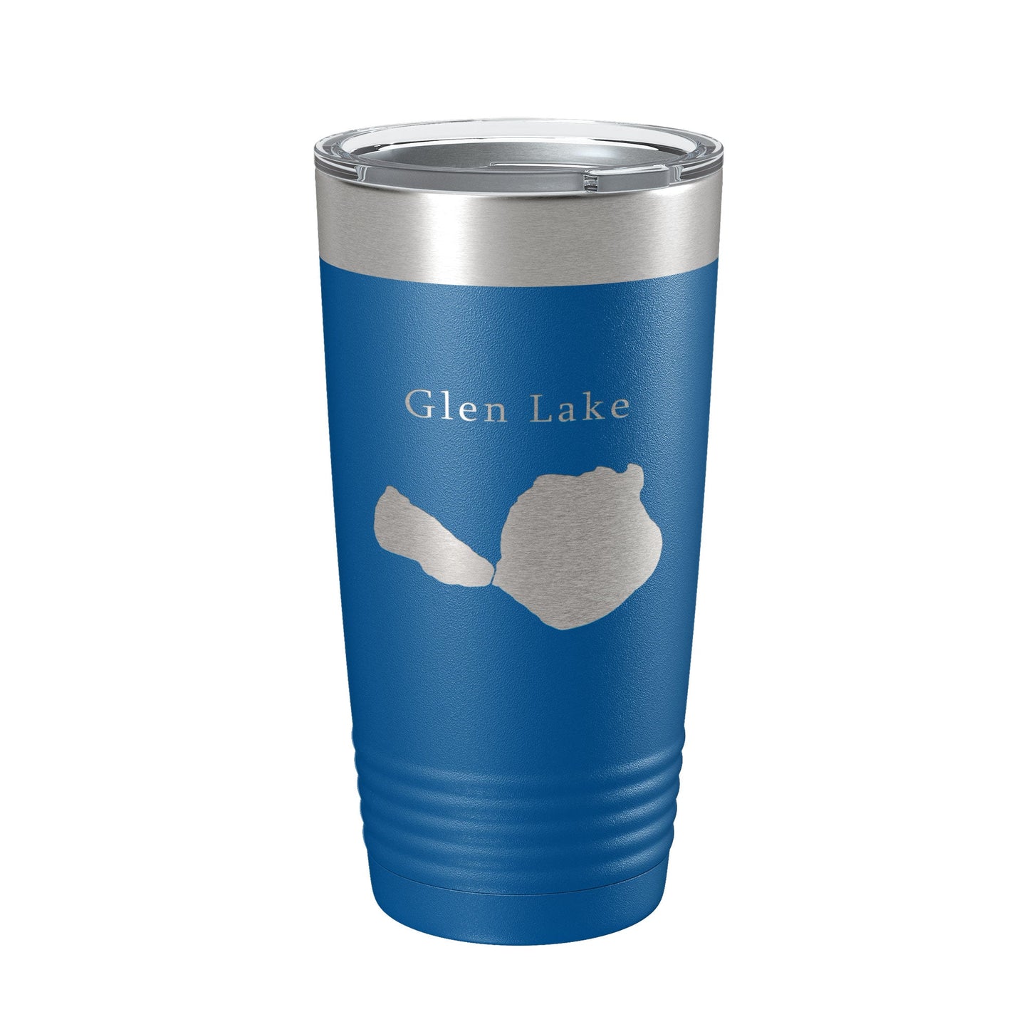 Big & Little Glen Lakes Map Tumbler Travel Mug Insulated Laser Engraved Coffee Cup Michigan 20 oz-6