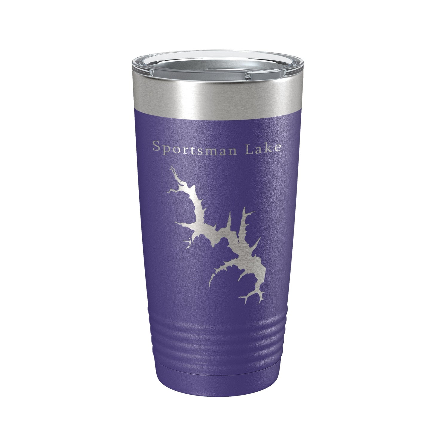 Sportsman Lake Map Tumbler Travel Mug Insulated Laser Engraved Coffee Cup Oklahoma 20 oz-15