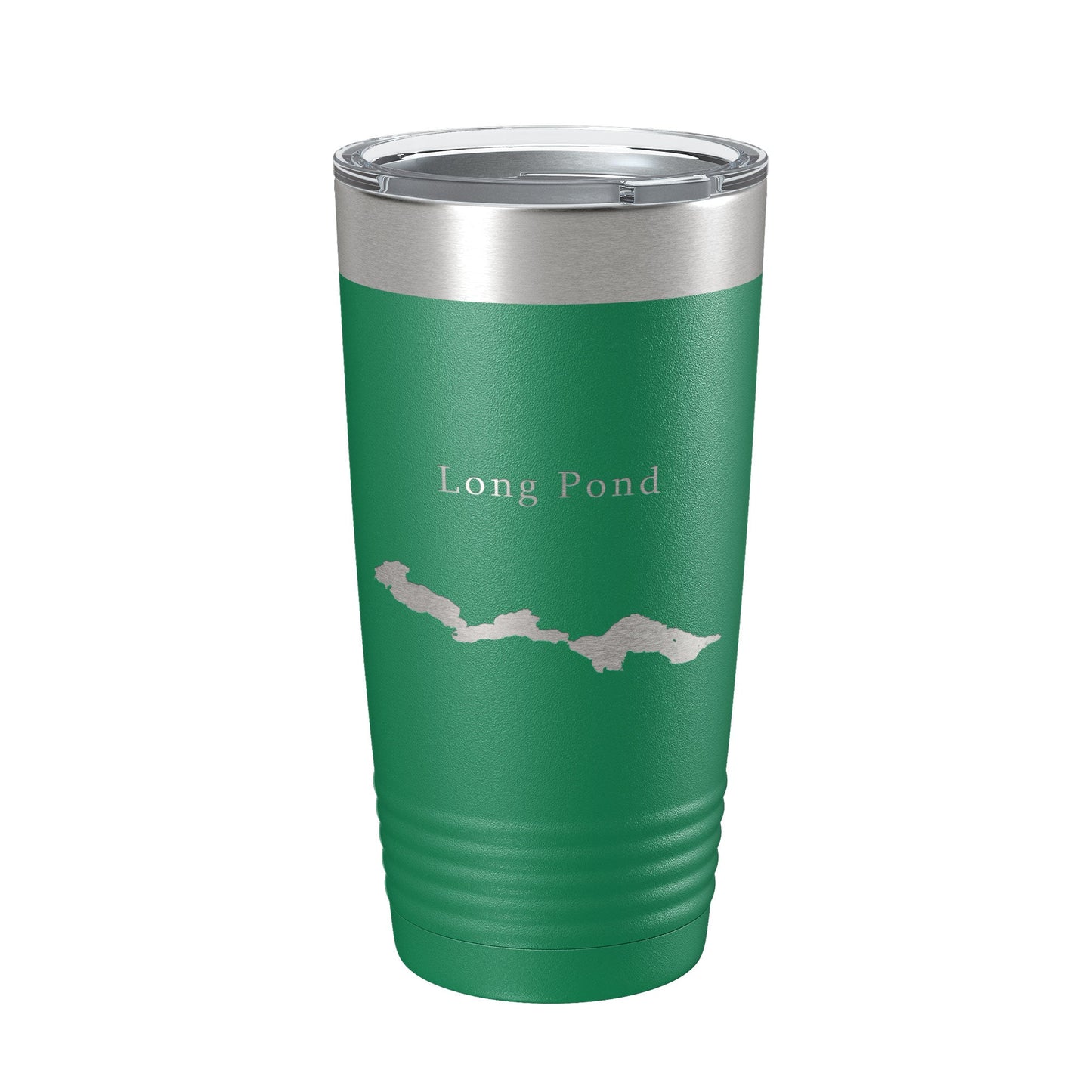 Long Pond Tumbler Lake Map Travel Mug Insulated Laser Engraved Coffee Cup Maine 20 oz-9