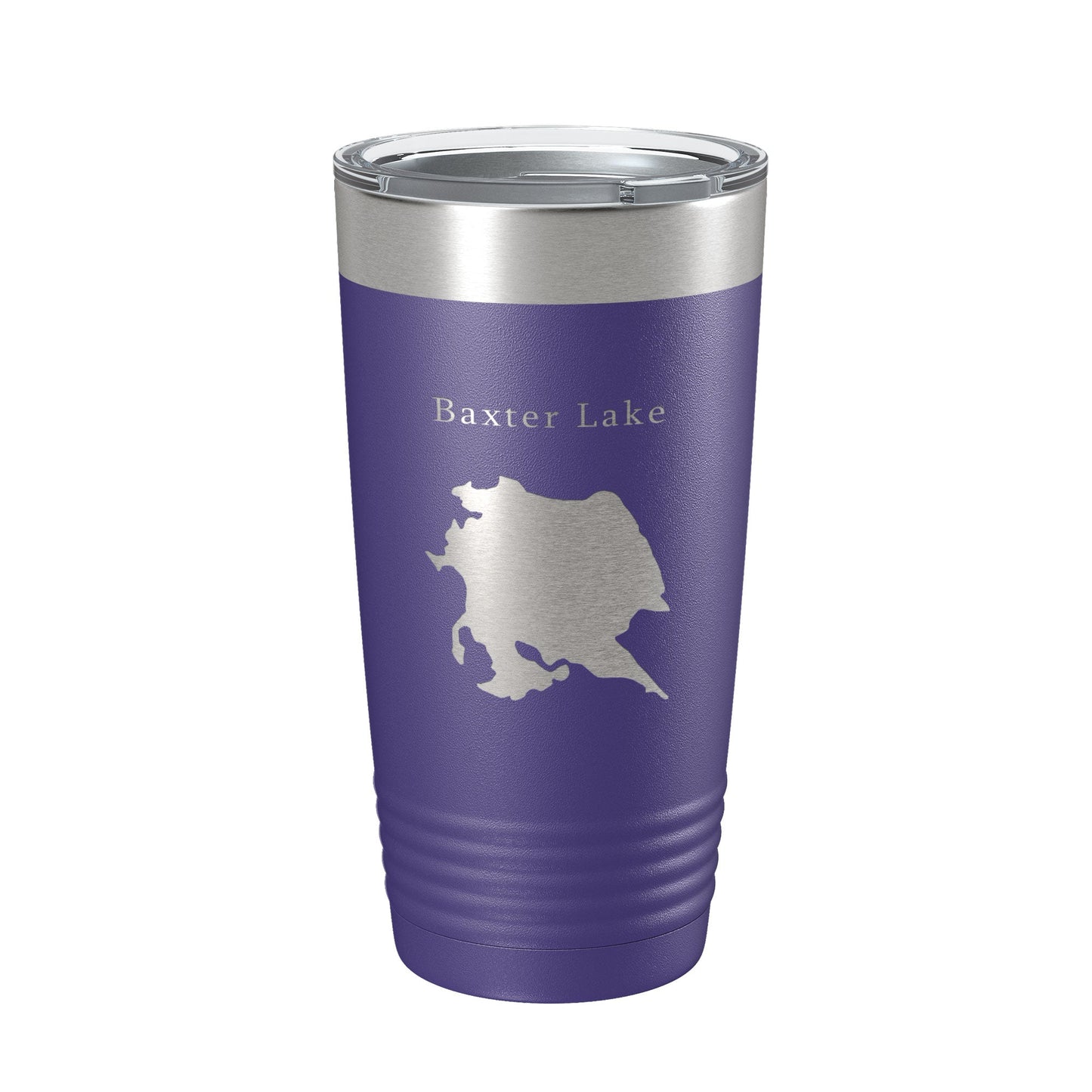 Baxter Lake Map Tumbler Travel Mug Insulated Laser Engraved Coffee Cup Rochester New Hampshire 20 oz-15