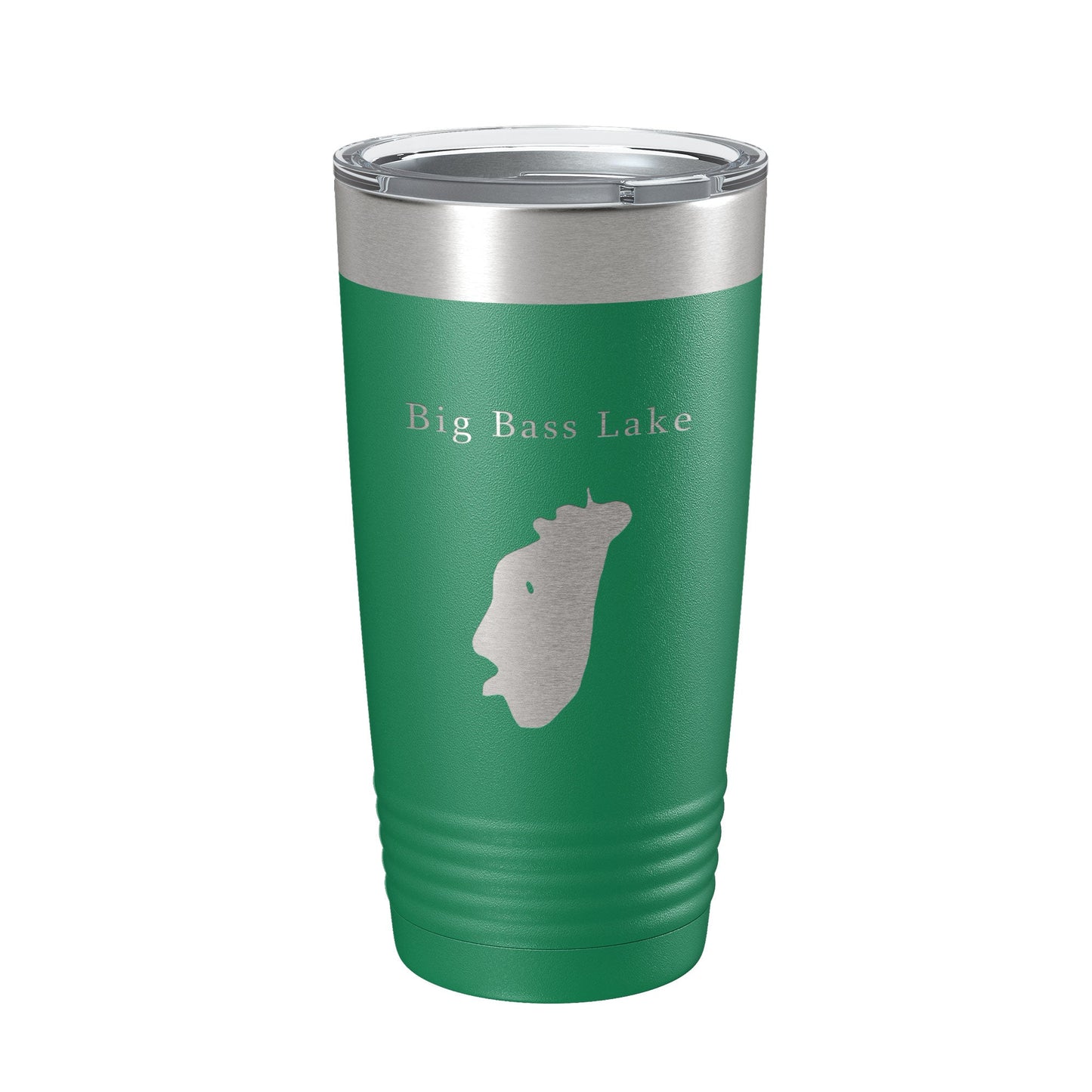 Big Bass Lake Map Tumbler Travel Mug Insulated Laser Engraved Coffee Cup Pennsylvania 20 oz-9