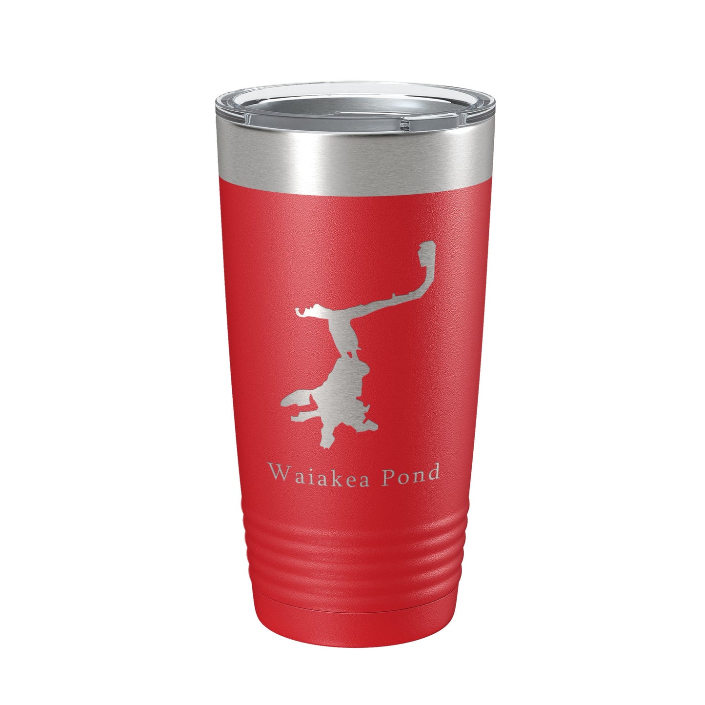 Waiakea Pond Tumbler Lake Map Travel Mug Insulated Laser Engraved Coffee Cup Hawaii 20 oz-10