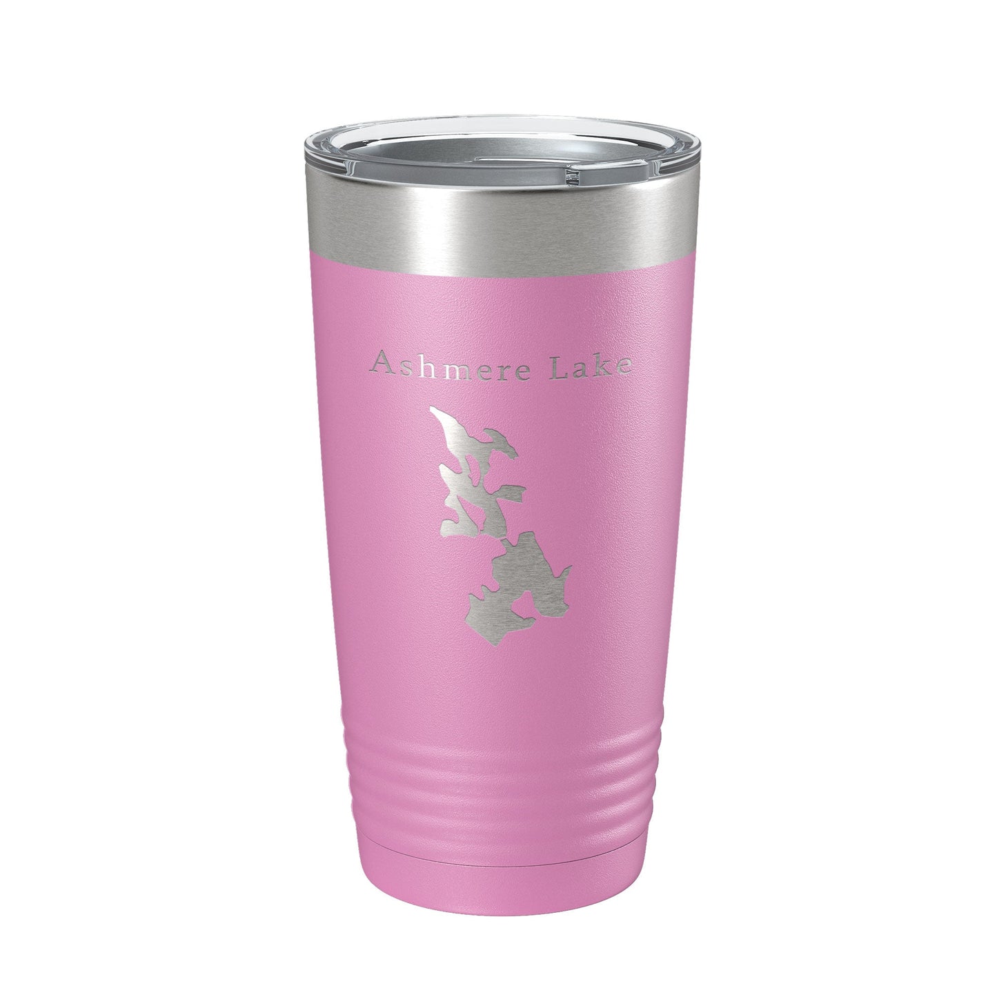 Ashmere Lake Map Tumbler Travel Mug Insulated Laser Engraved Coffee Cup Massachusetts 20 oz-14