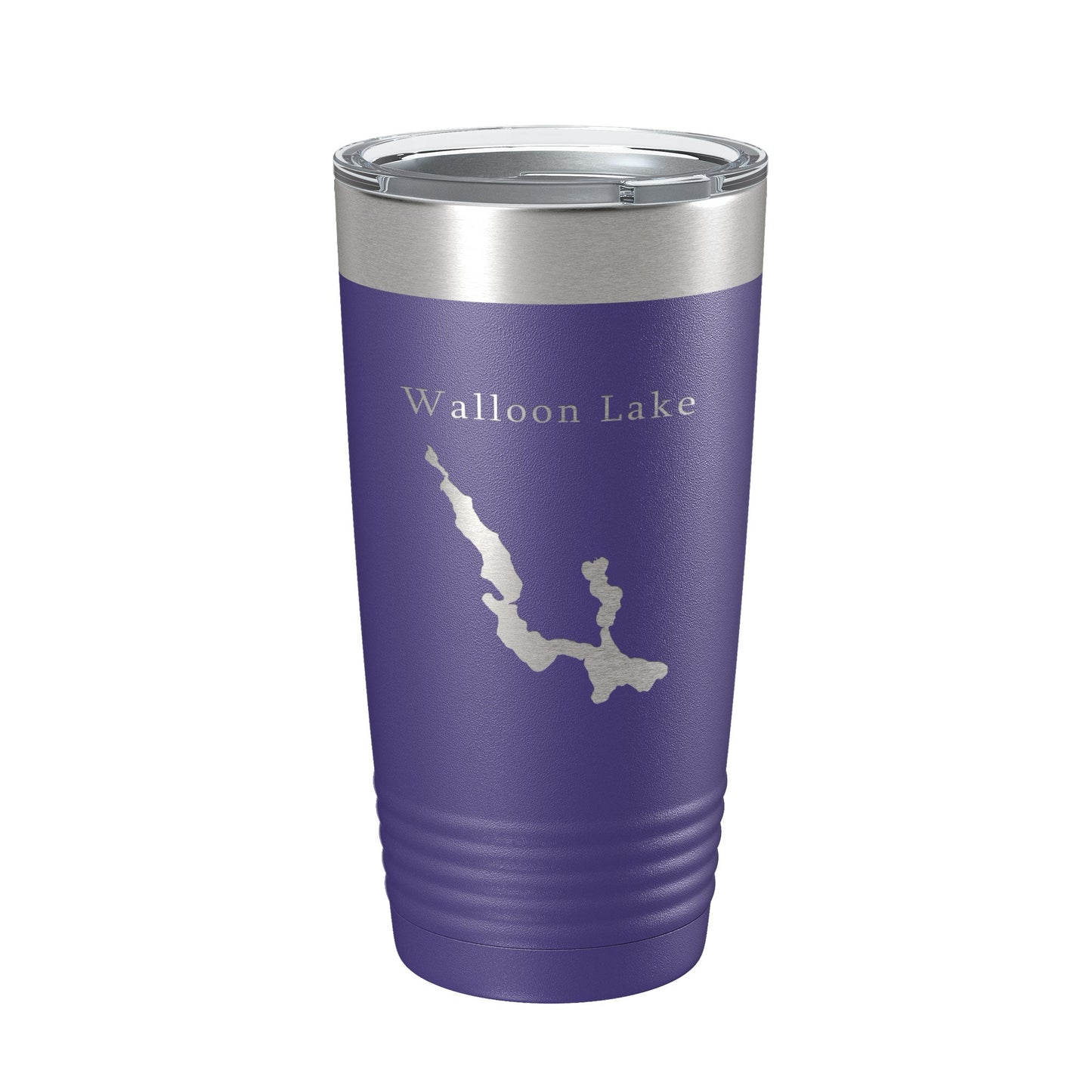 Walloon Lake Map Tumbler Travel Mug Insulated Laser Engraved Coffee Cup Michigan 20 oz-15