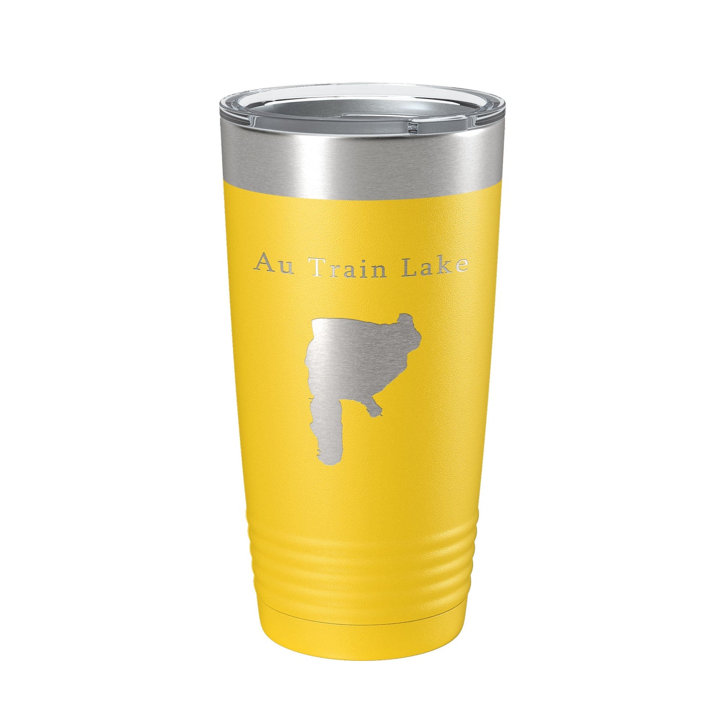 Au Train Lake Map Tumbler Travel Mug Insulated Laser Engraved Coffee Cup Michigan 20 oz-19