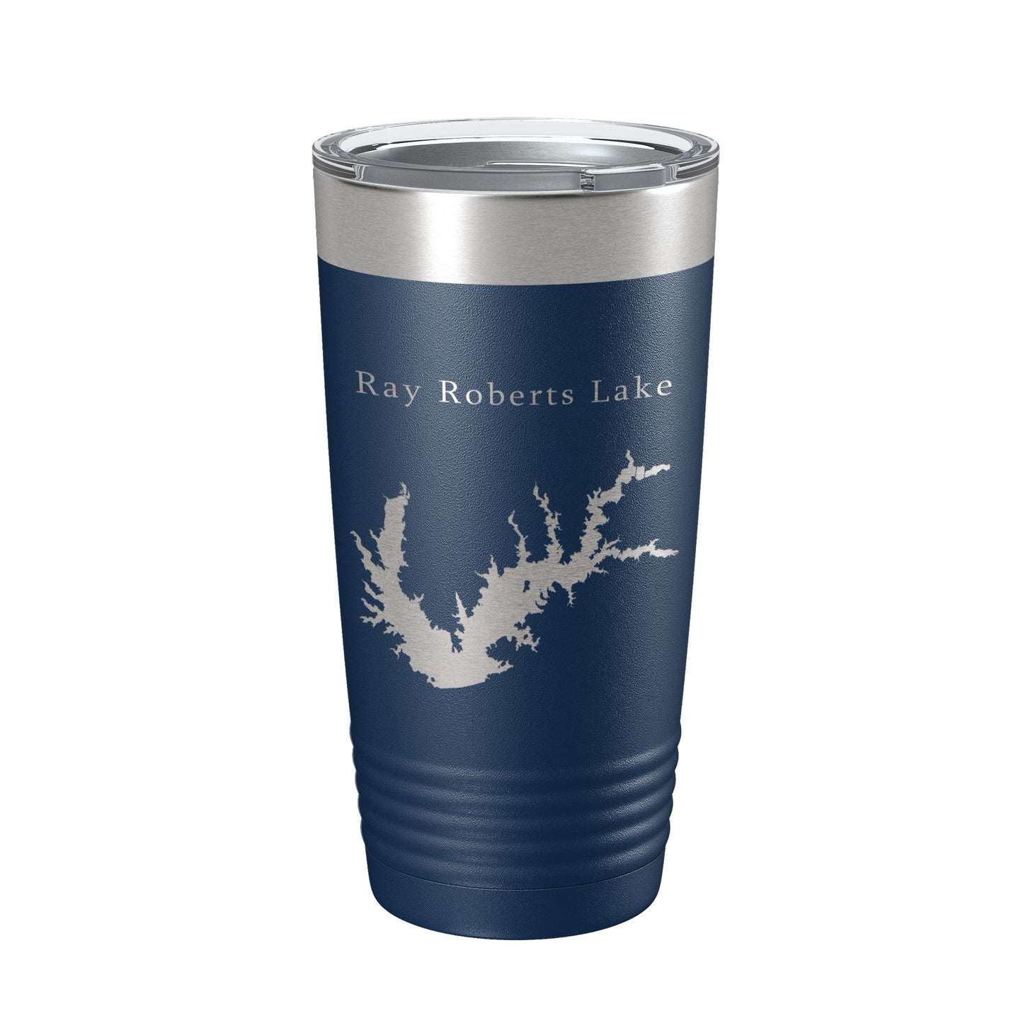 Ray Roberts Lake Map Tumbler Travel Mug Insulated Laser Engraved Coffee Cup Texas 20 oz-8
