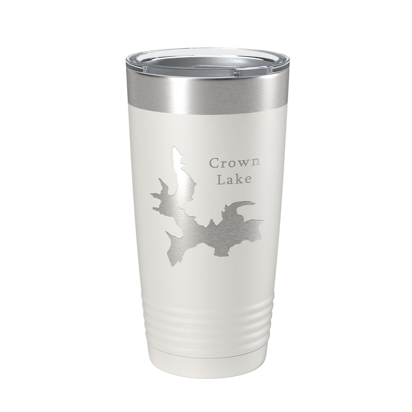 Crown Lake Map Tumbler Travel Mug Insulated Laser Engraved Coffee Cup Arkansas 20 oz-7